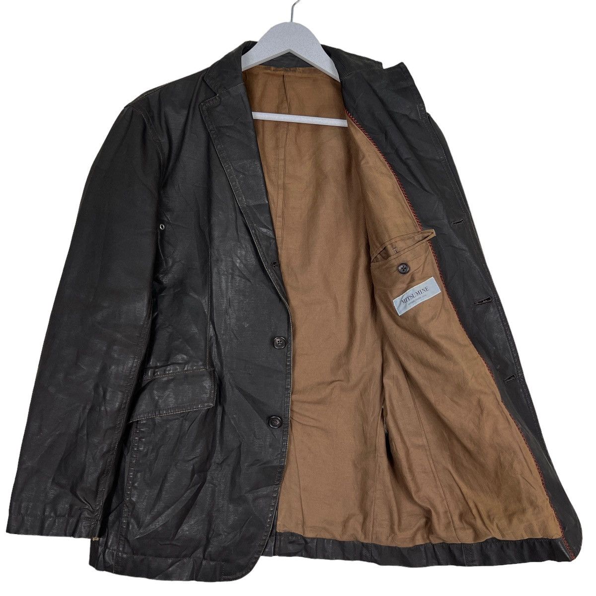 Issey Miyake × Japanese Brand 🔥 ISSEY MIYAKE MITSUMINE COATED LAZER JACKET Size US M / EU 48-50 / 2 - 9 Thumbnail