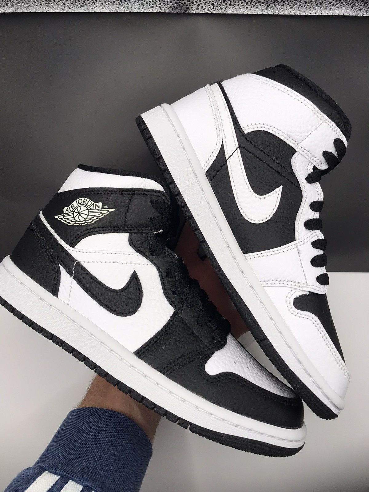 Jordan Brand Jordan 1 Mid “Homage Split White&Black” Size US 6.5 / IT 36.5 - 10 Thumbnail