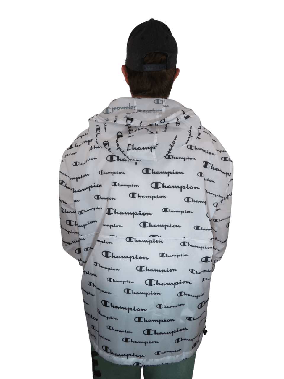 Champion × Vintage Champion Anorak Windbreaker Half-Zip All Over Print Jacket Size US XL / EU 56 / 4 - 2 Thumbnail