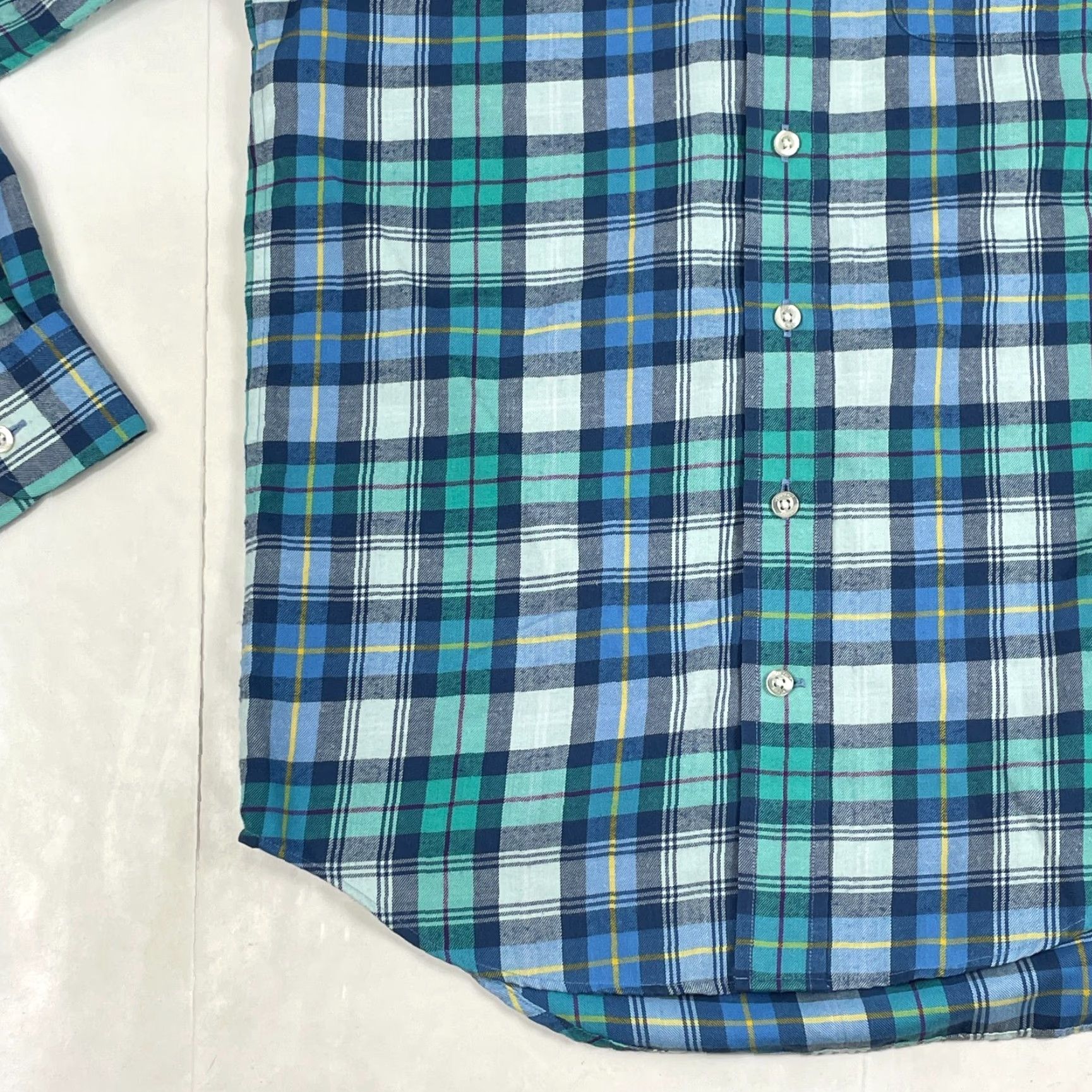 Vineyard Vines Vineyard Vines Shirt Mens Small Blue Tucker Flannel Performance Button-Down Shirt Size US S / EU 44-46 / 1 - 5 Thumbnail