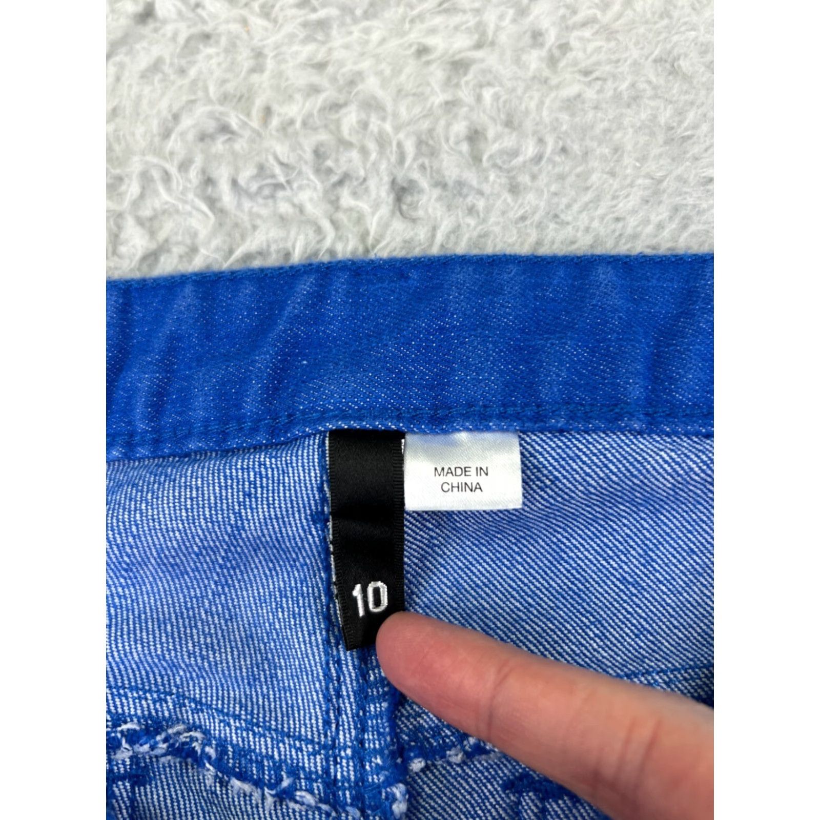 Vintage VINTAGE Divided Jeans Womens 10 Blue Denim Flared Low Rise 29x31 Cotton Blend 5-Pocket Design Mens? Size 32" / US 10 / IT 46 - 6 Thumbnail