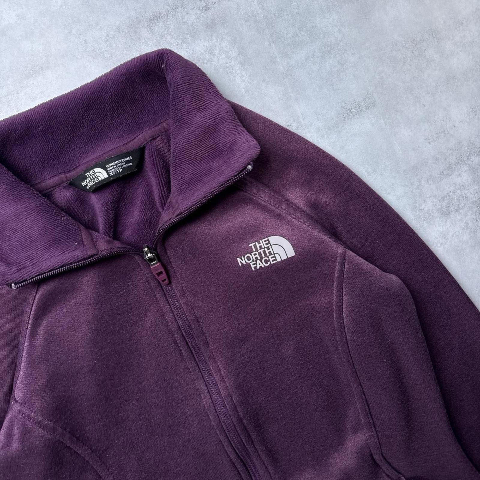 The North Face Y2K The North Face 00s Purple Zip Up Jacket Size XS / US 0-2 / IT 36-38 - 4 Thumbnail