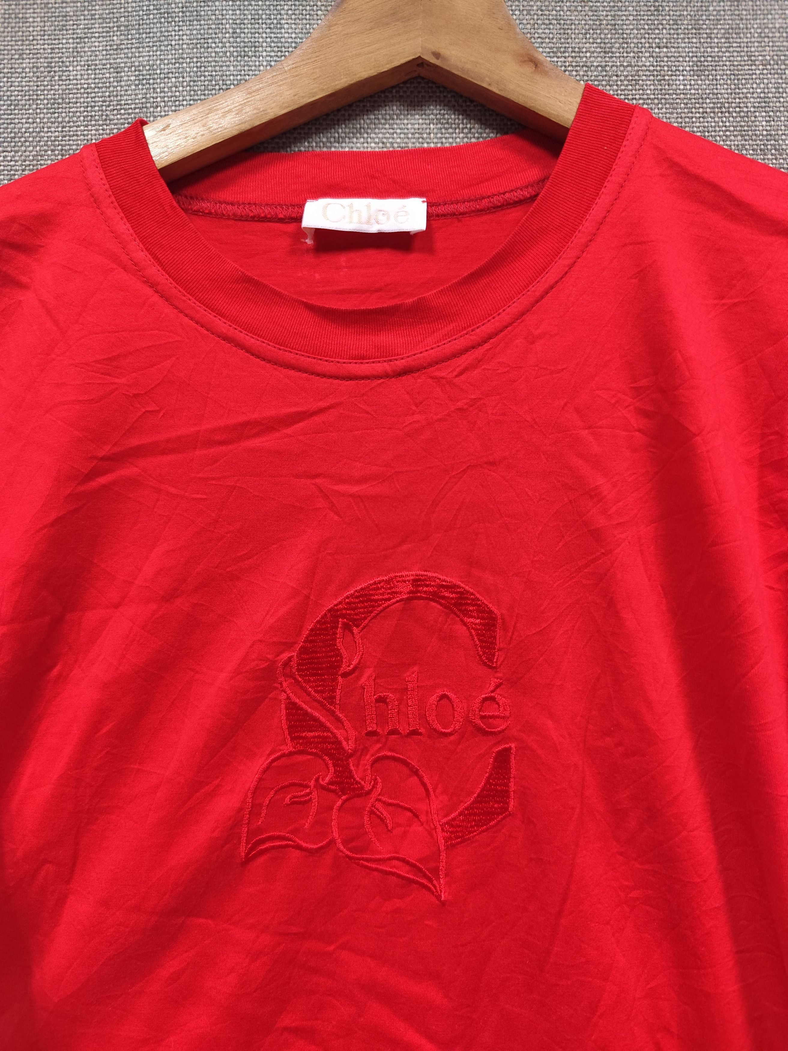 Chloe Chloe logo embroidery tee Size M / US 6-8 / IT 42-44 - 2 Thumbnail