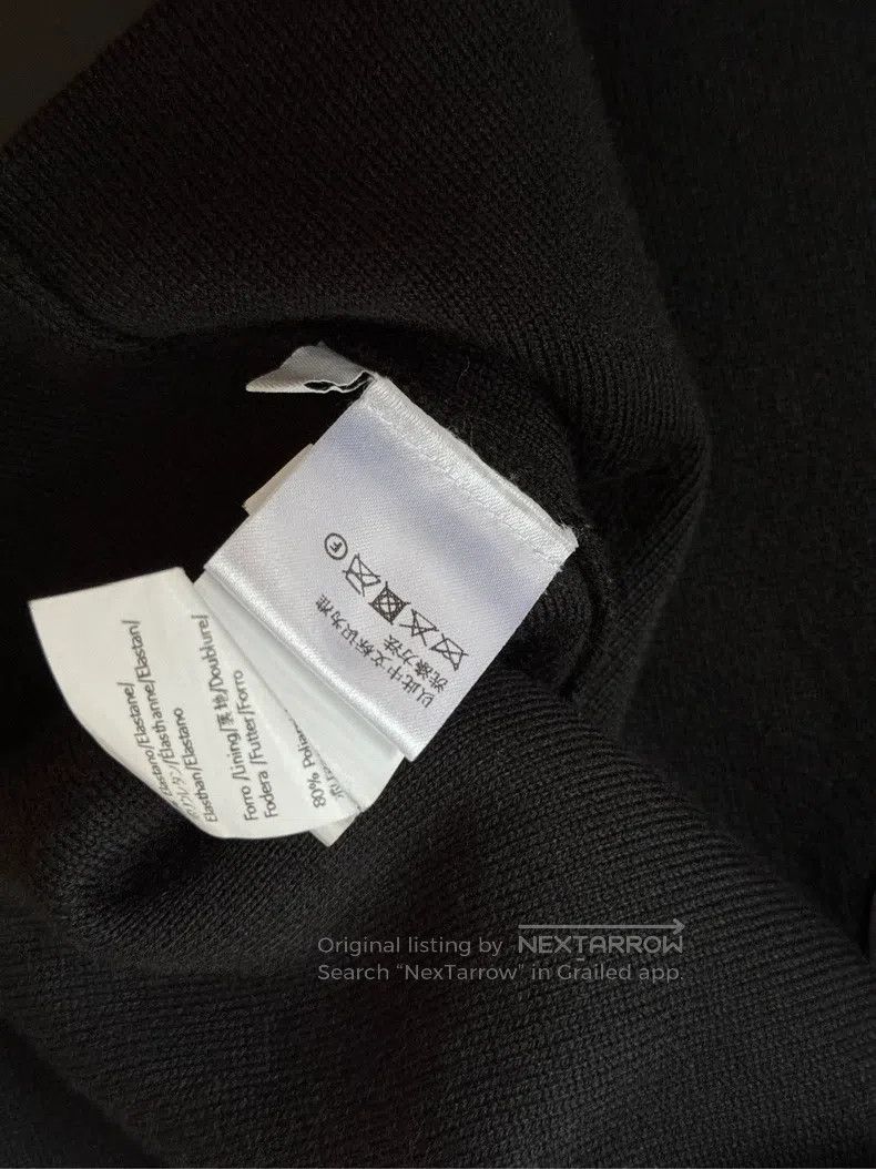 Loewe Loewe Black knit wool coat Size M / US 6-8 / IT 42-44 - 7 Thumbnail