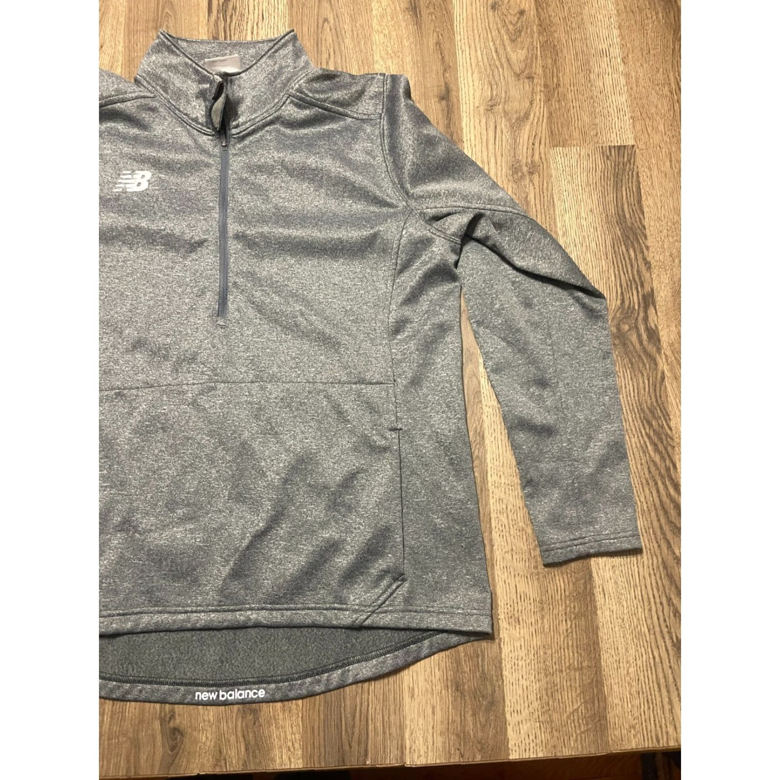 New Balance New Balance Sweater Womens Size L Gray 1/4 Zip Pullover Casual Everyday Size L / US 10 / IT 46 - 4 Thumbnail