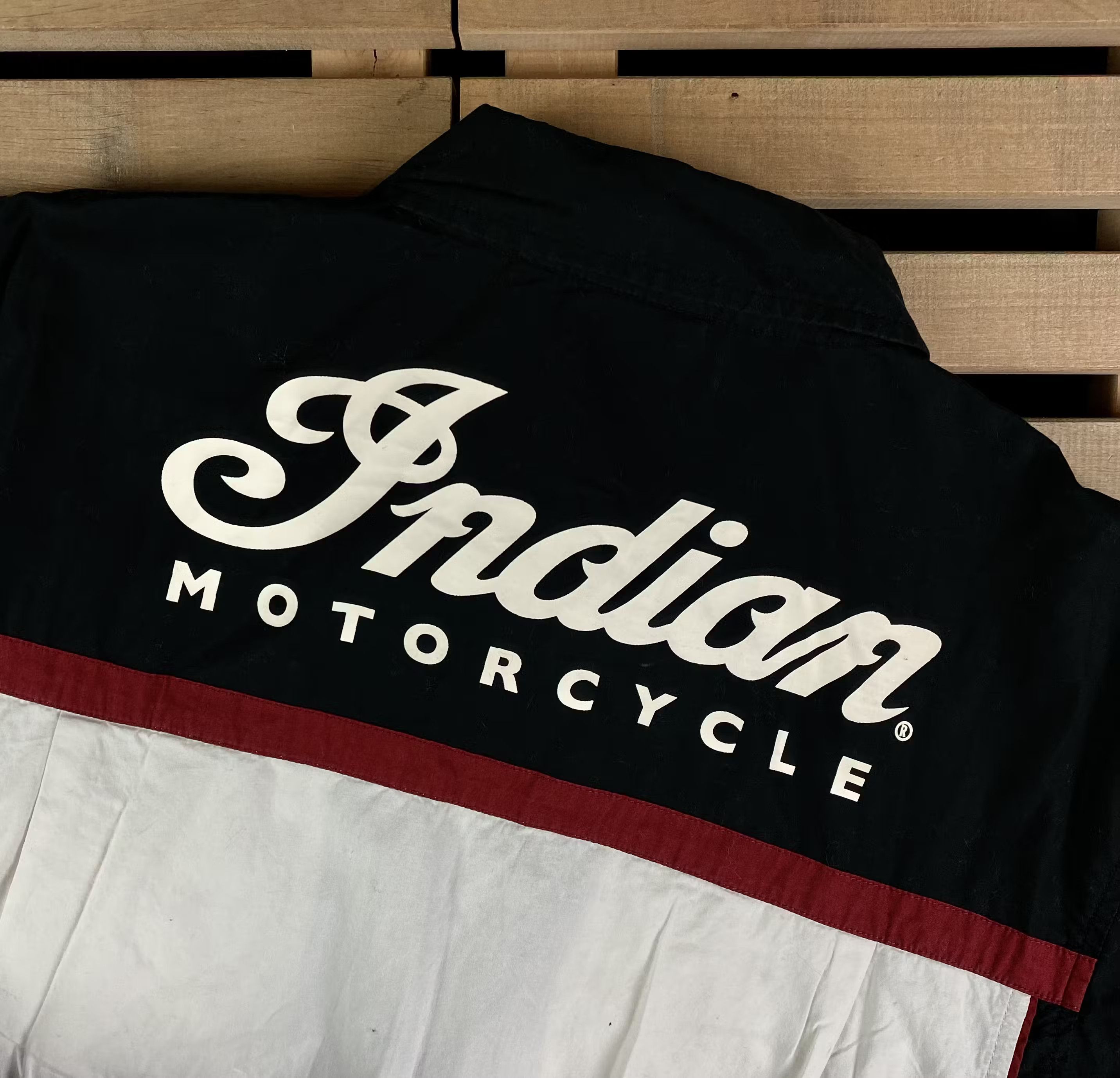 Indian Motorcycle × Vintage Mens Vintage Shirt Indian Motorcycle Size M Size US M / EU 48-50 / 2 - 10 Thumbnail
