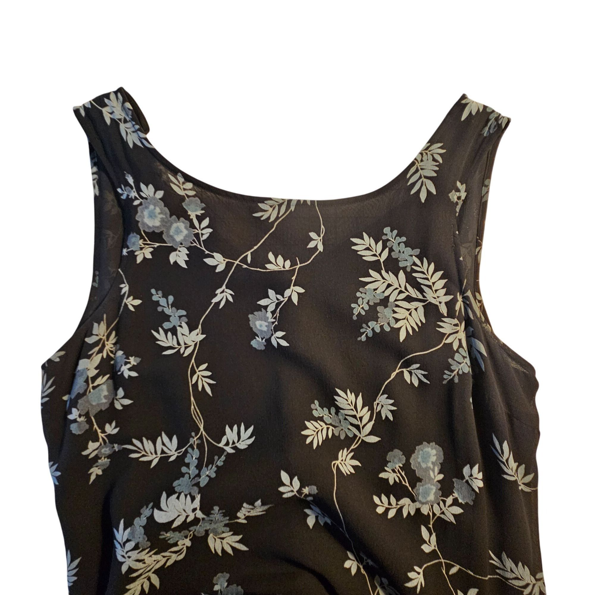 Other VTG Ballinger Gold Black Women Silk Maxi Dress L Y2K Boho Qu Size L / US 10 / IT 46 - 5 Thumbnail