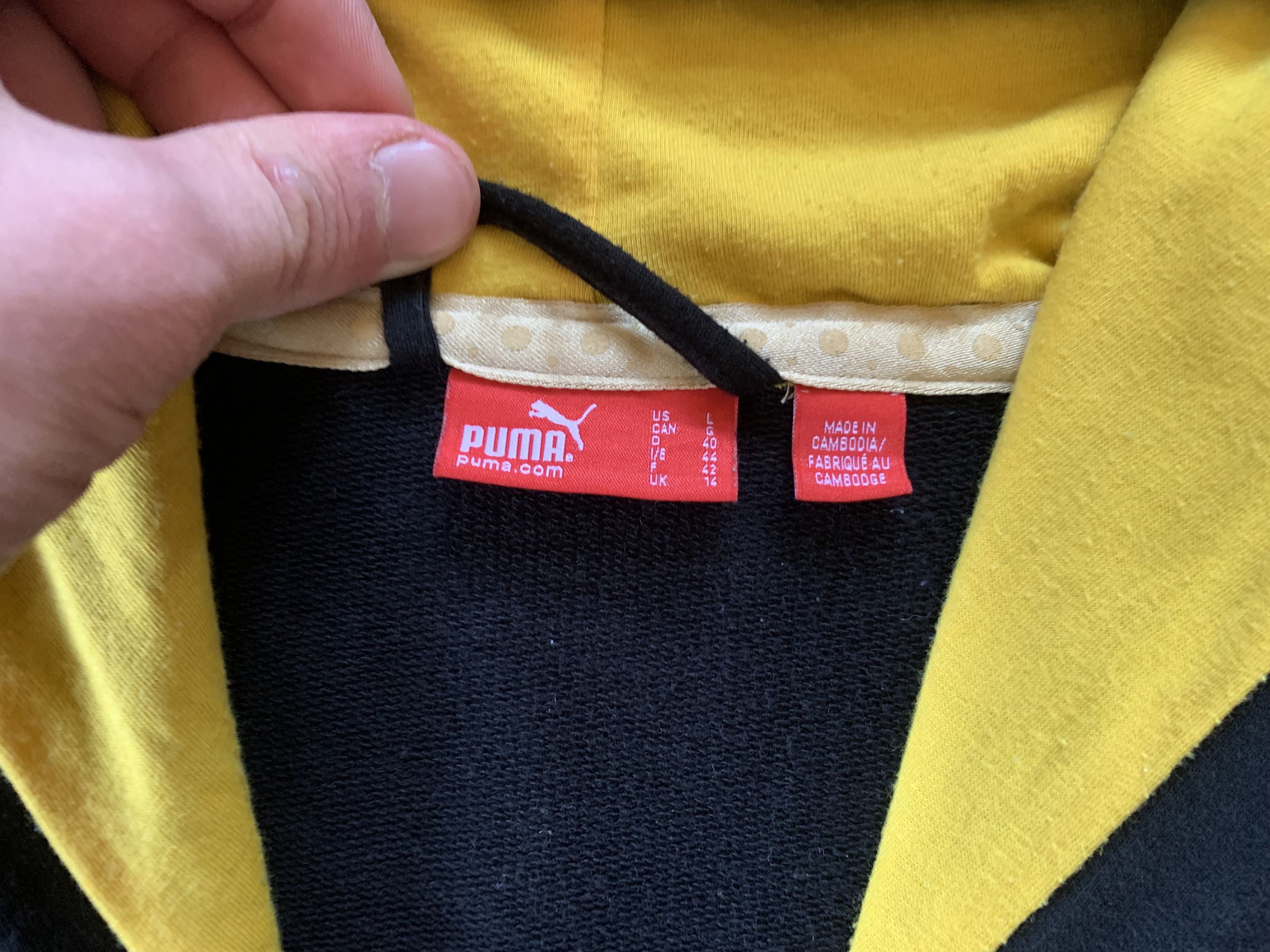 Puma × Vintage Puma Jamaica Cotton Vintage Zip Hoodie Size L / US 10 / IT 46 - 8 Thumbnail