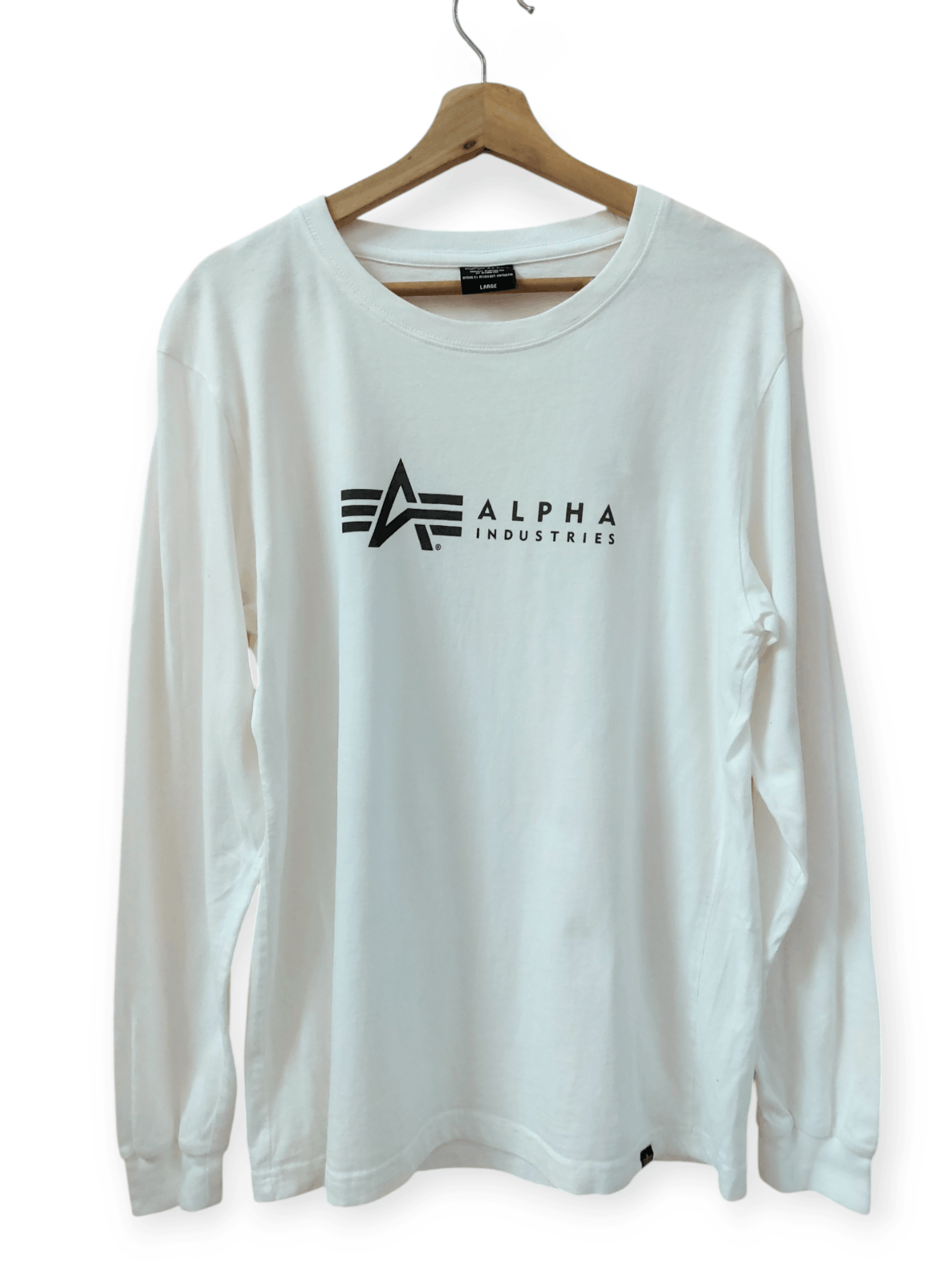 Alpha Industries Logo Long Sleeve T-Shirt