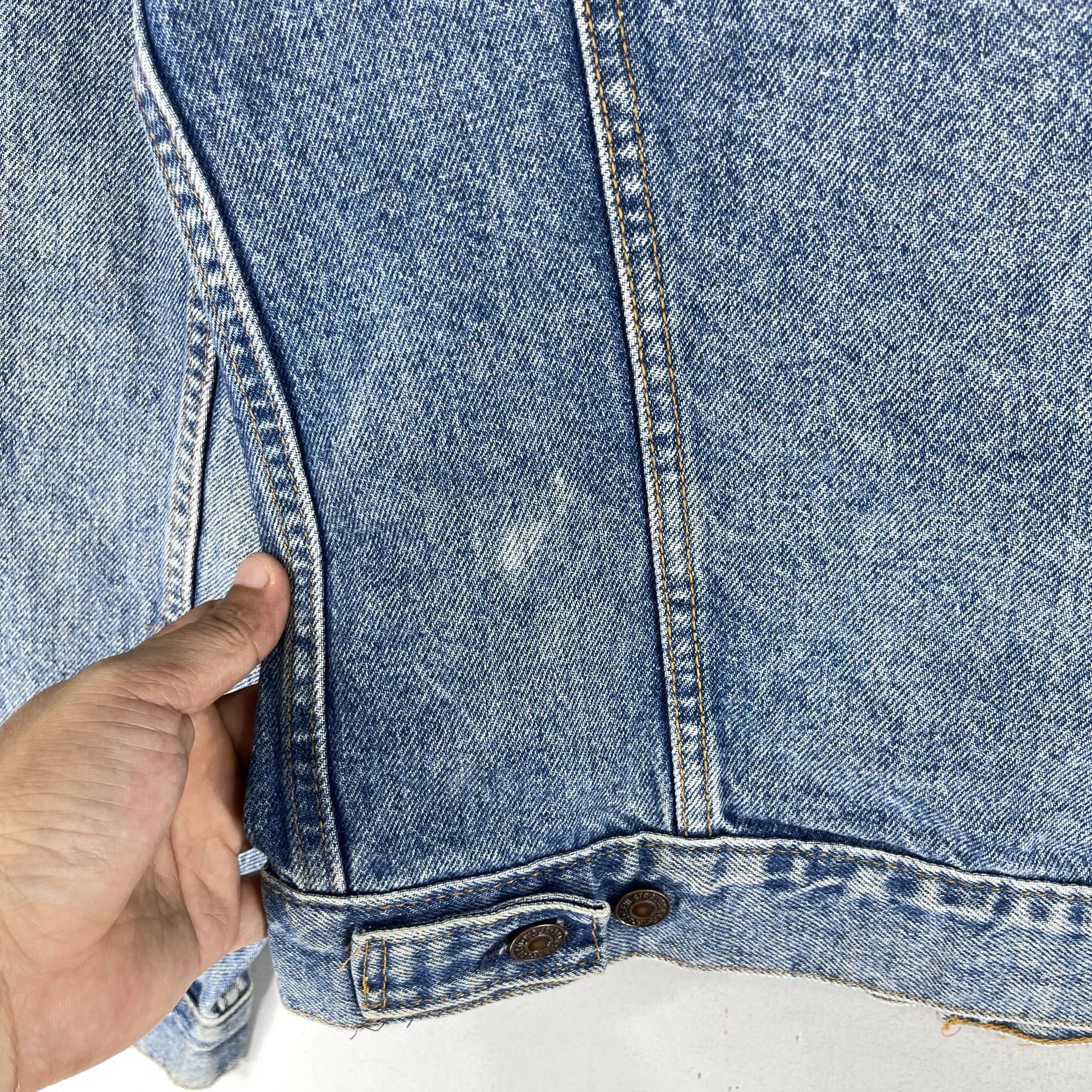 Levi's × Vintage Vintage 90's LEVI'S Strauss Usa Denim Trucker Jacket Size US S / EU 44-46 / 1 - 11 Thumbnail