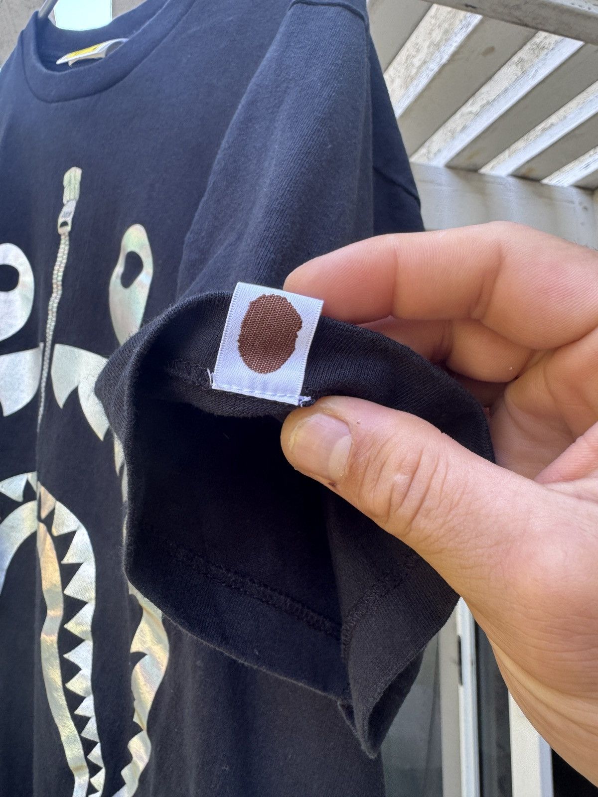 Bape Bape shark t shirt size L Size US L / EU 52-54 / 3 - 3 Thumbnail