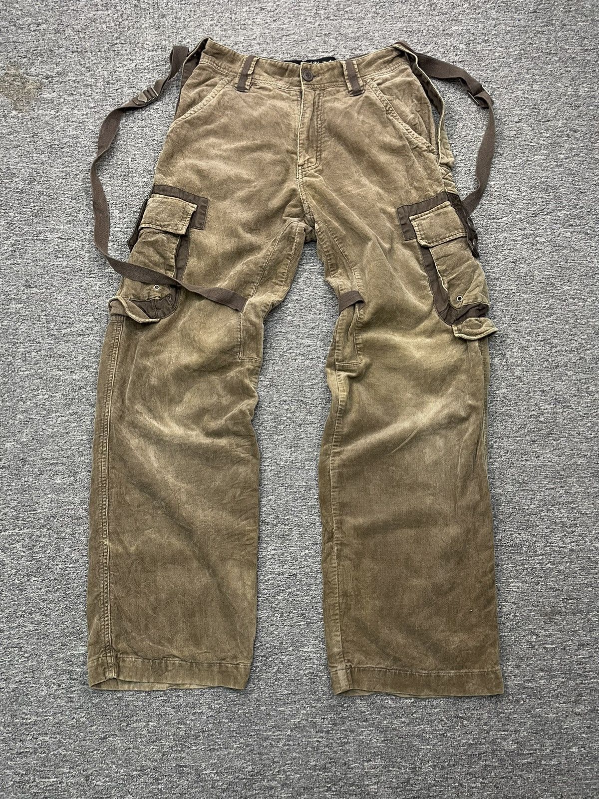 Japanese Brand Japanese Brand Sunfaded Tactical Cargo Pant Corduroy Size US 28 / EU 44 - 2 Thumbnail