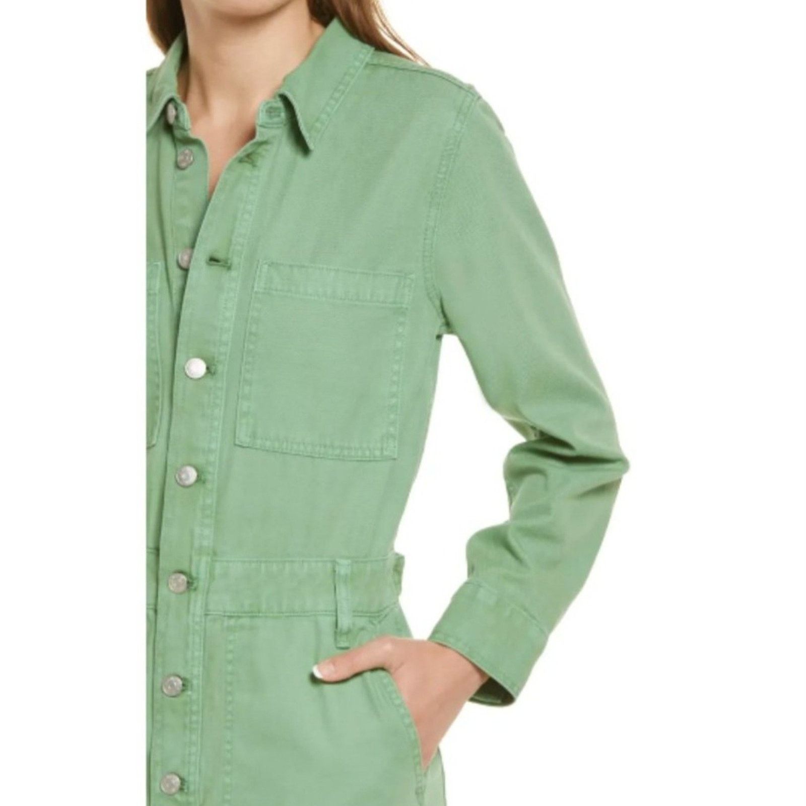 Madewell Madewell Coverall Jumpsuit Garment Dyed Utility XSP Size 26" / US 2 / IT 38 - 2 Thumbnail