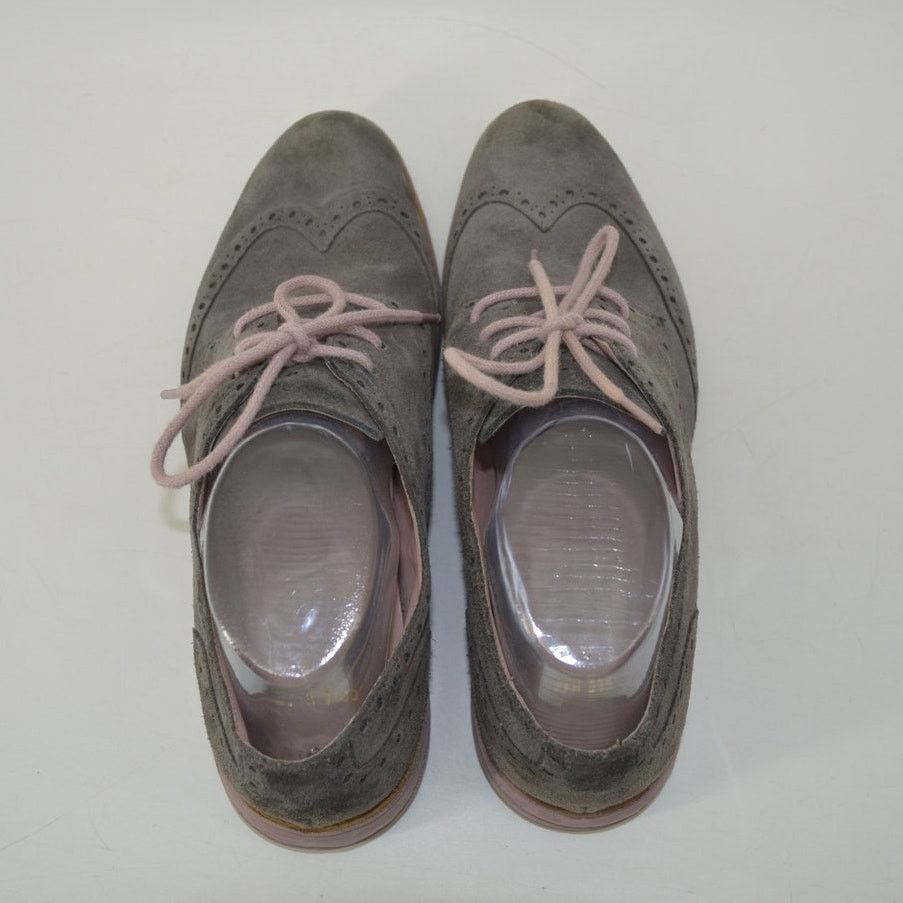 Cole Haan Cole Haan Lunargrand Gray Pink Oxford Lace Up Womens Sz 8.5 Size US 8.5 / IT 38.5 - 10 Thumbnail