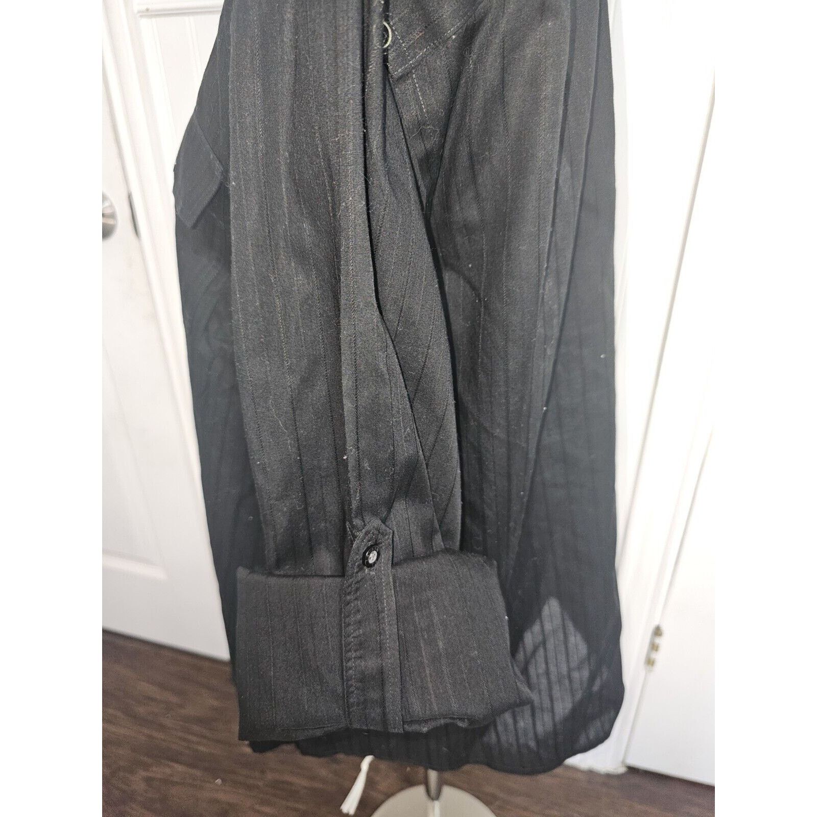 Lauren Ralph Lauren LAUREN Ralph Lauren Button Down Top XL Semi-sheer Black Size XL / US 12-14 / IT 48-50 - 5 Thumbnail