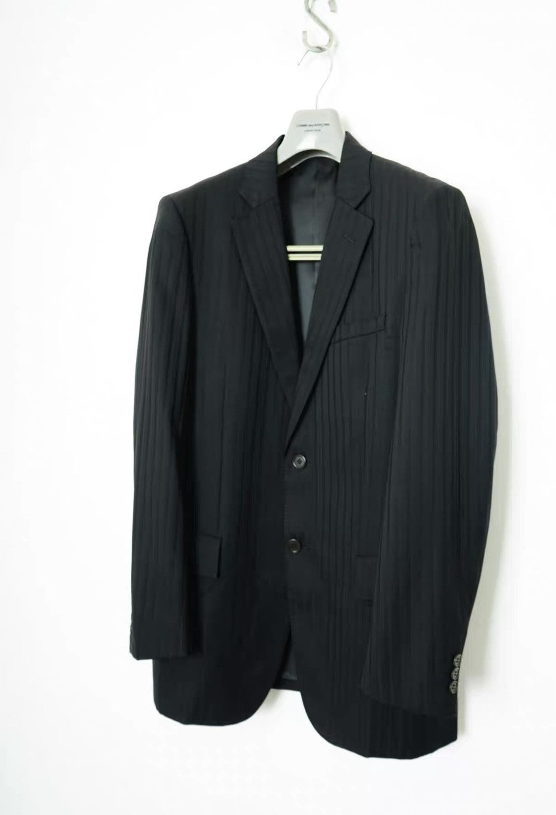 Yohji Yamamoto Yohji Yamamoto AAR Jacquard Mid-Length Blazer Size US L / EU 52-54 / 3 - 2 Thumbnail