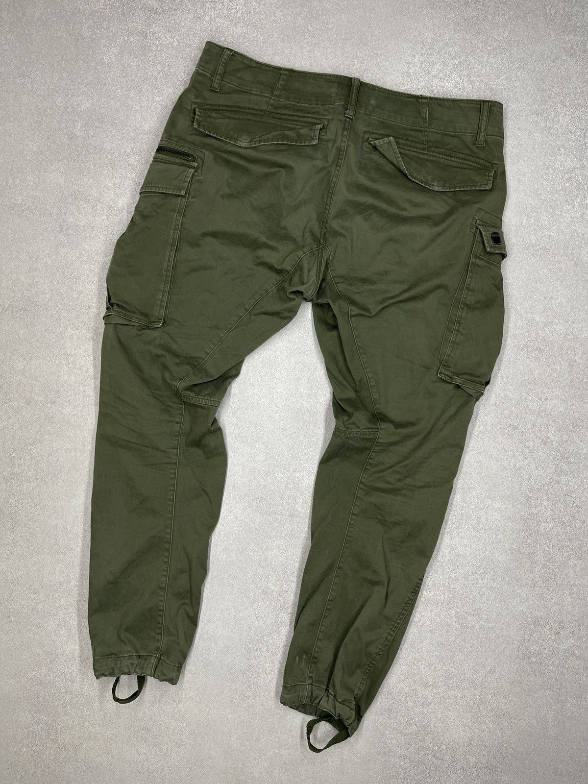 G-Star Mens G Star Raw Rovic Zip 3D Cargo Pants Multipocket Y2K Size US 35 - 7 Thumbnail