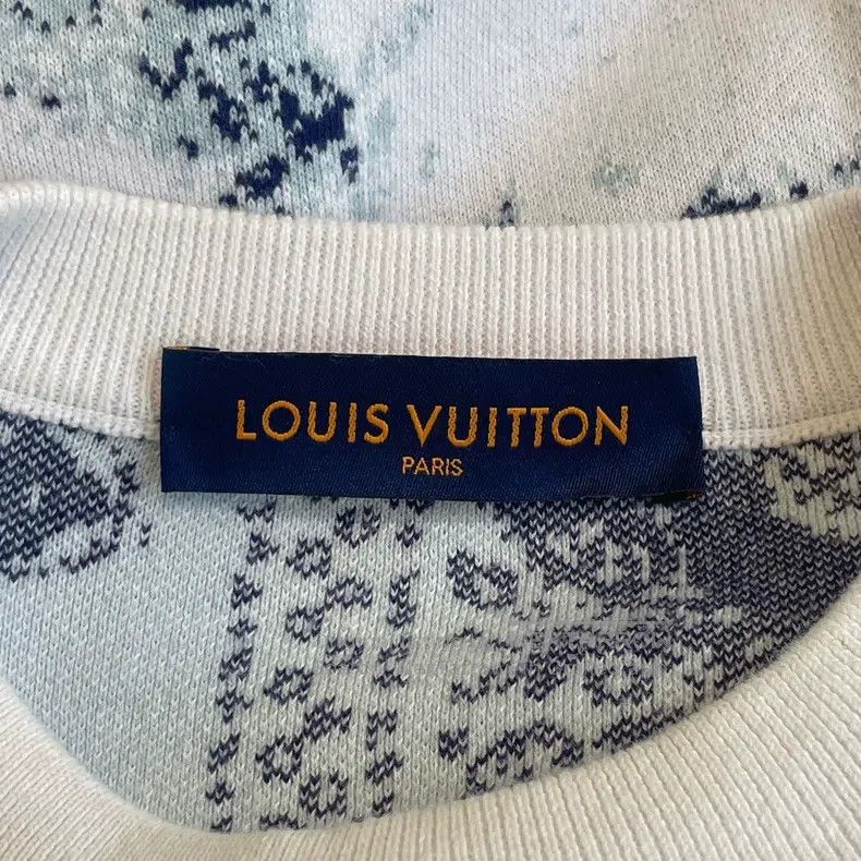Louis Vuitton Louis Vuitton Tie-dyed Logo cashew Jersey sweater Size US L / EU 52-54 / 3 - 5 Thumbnail