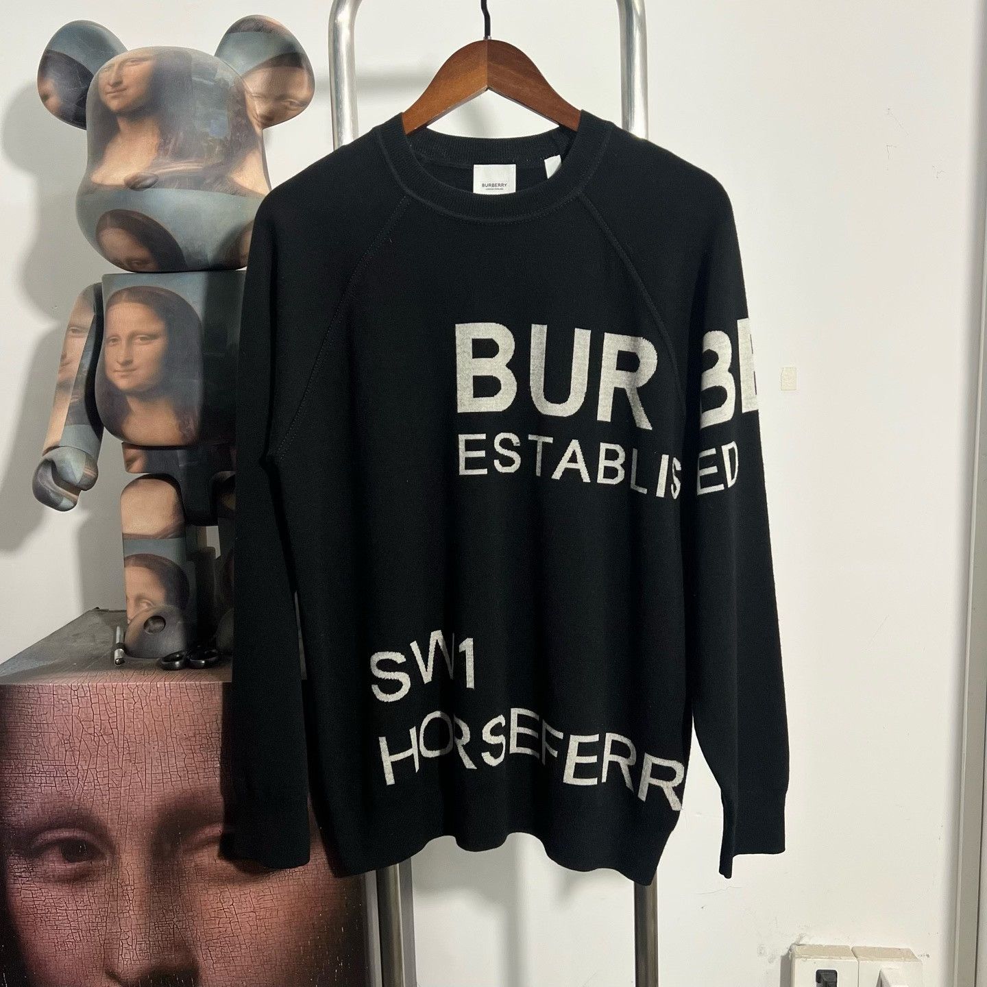 Burberry Burberry Retro Black Sweater m Men Size US M / EU 48-50 / 2 - 1 Thumbnail