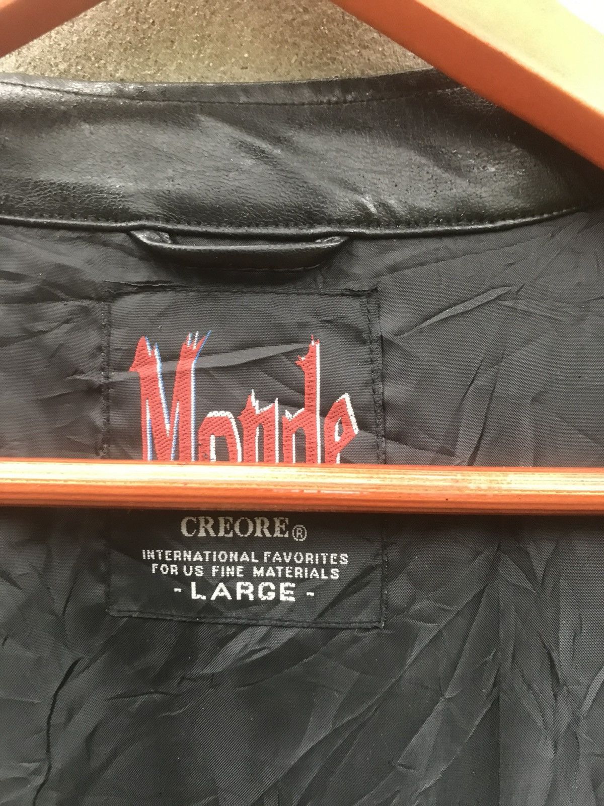 KMRii Monde Creore Cyber Punk Tribal Graphic Faux Leather Jacket Size US L / EU 52-54 / 3 - 12 Thumbnail