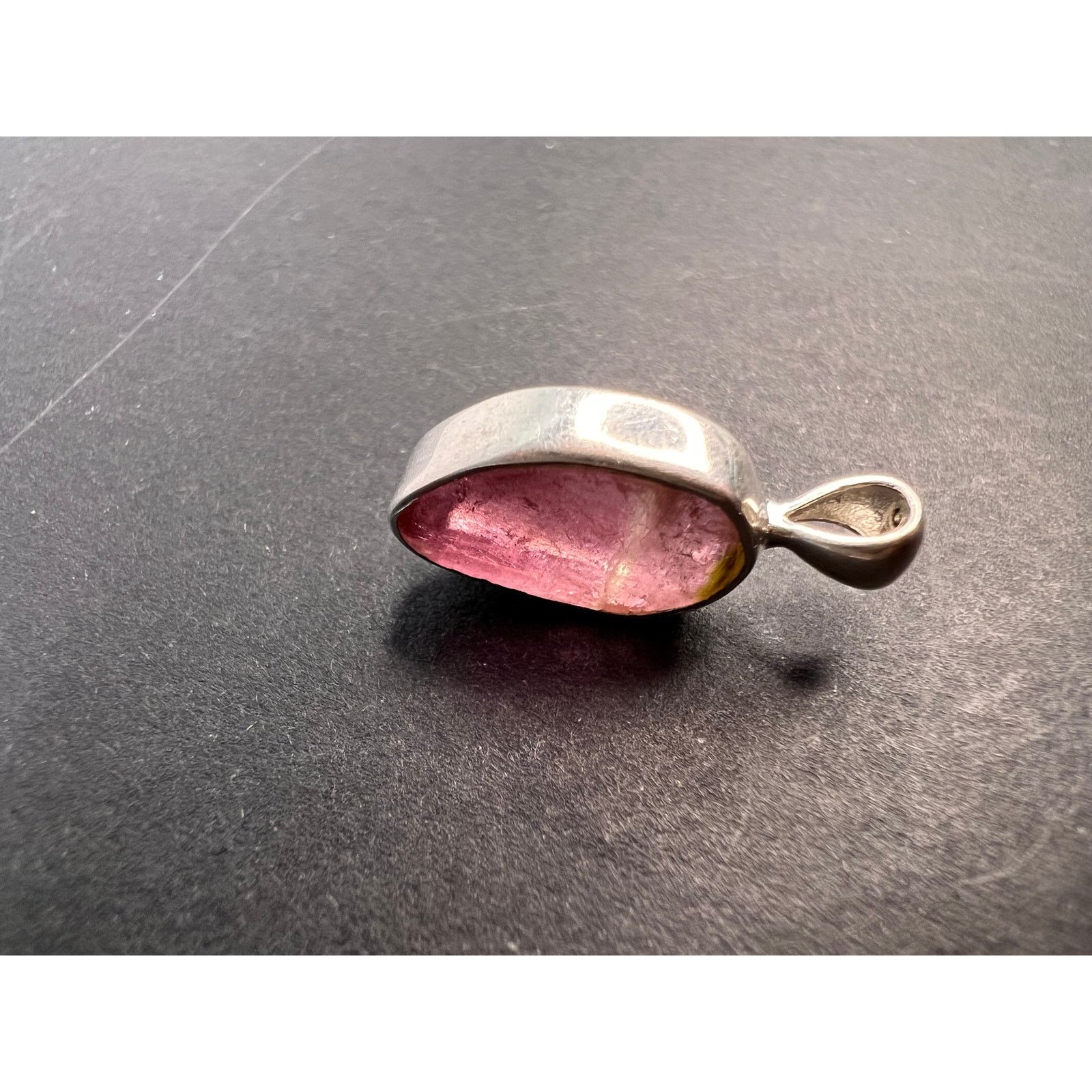 Other NEW Pink tri color tourmaline 925 pendant 1.34 grams Size ONE SIZE - 4 Thumbnail