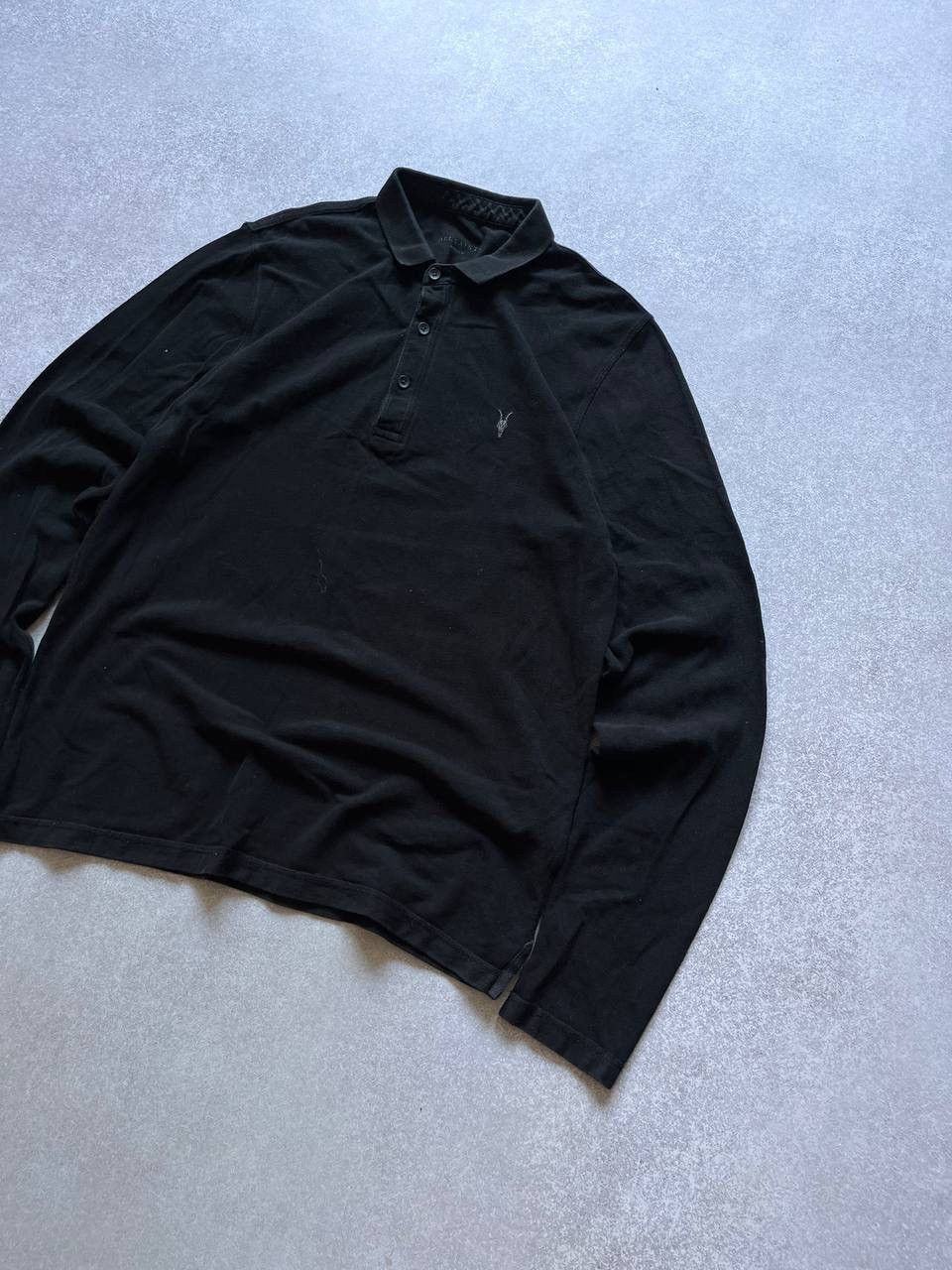 Allsaints × Vintage Vintage Allsaints Longsleeve Rugby Shirt Y2K M Size US M / EU 48-50 / 2 - 2 Thumbnail