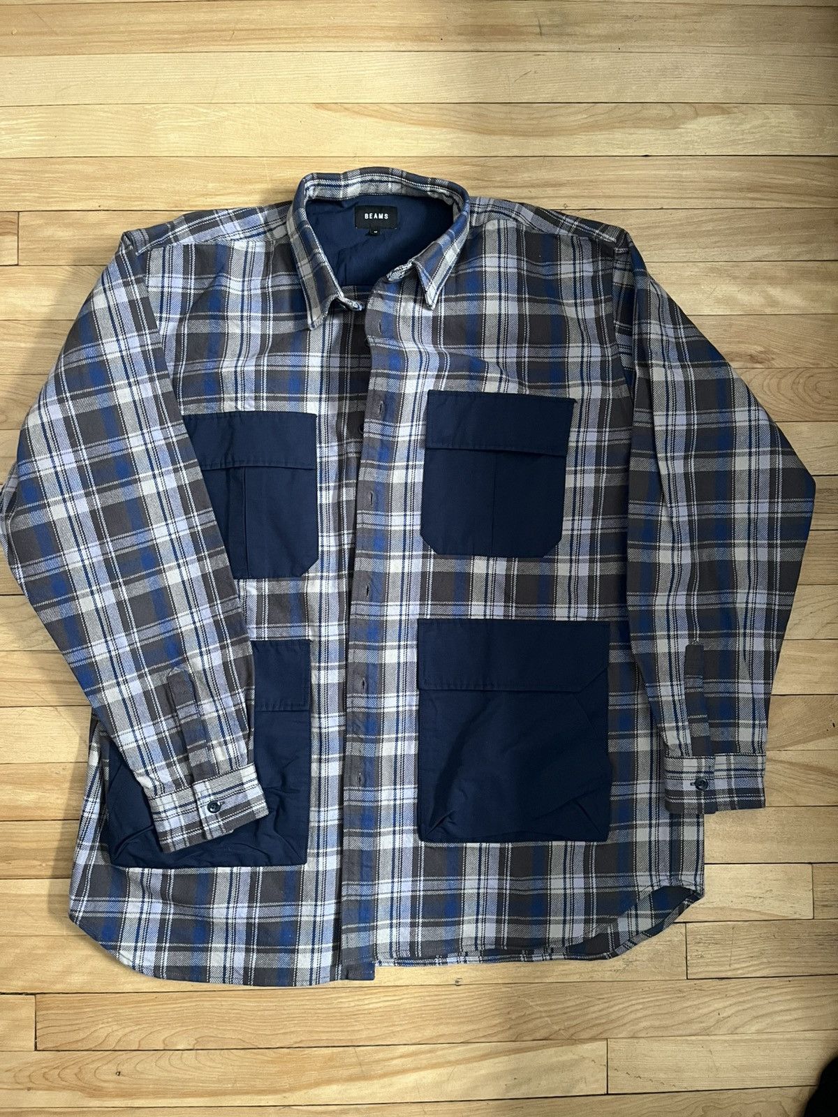 Beams Japan Pocket Overshirt Beams Size US M / EU 48-50 / 2 - 1 Thumbnail