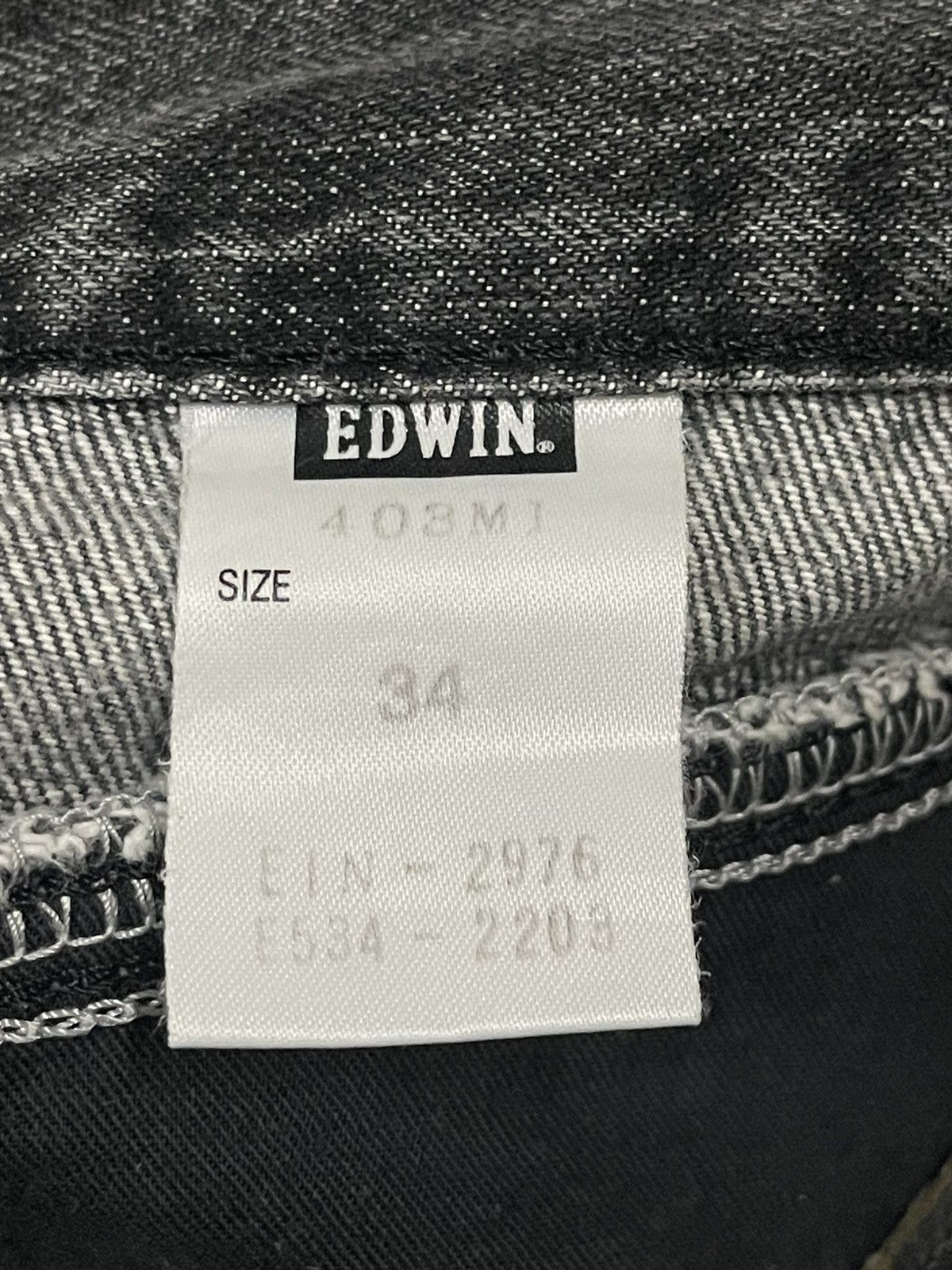 Edwin Vintage 90s Edwin Japan Faded Wash Style Loose Jeans Size US 34 / EU 50 - 8 Thumbnail