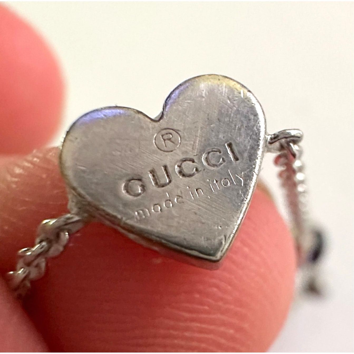 Gucci Gucci Heart Tag Amethyst Bracelet #17 Size ONE SIZE - 14 Thumbnail
