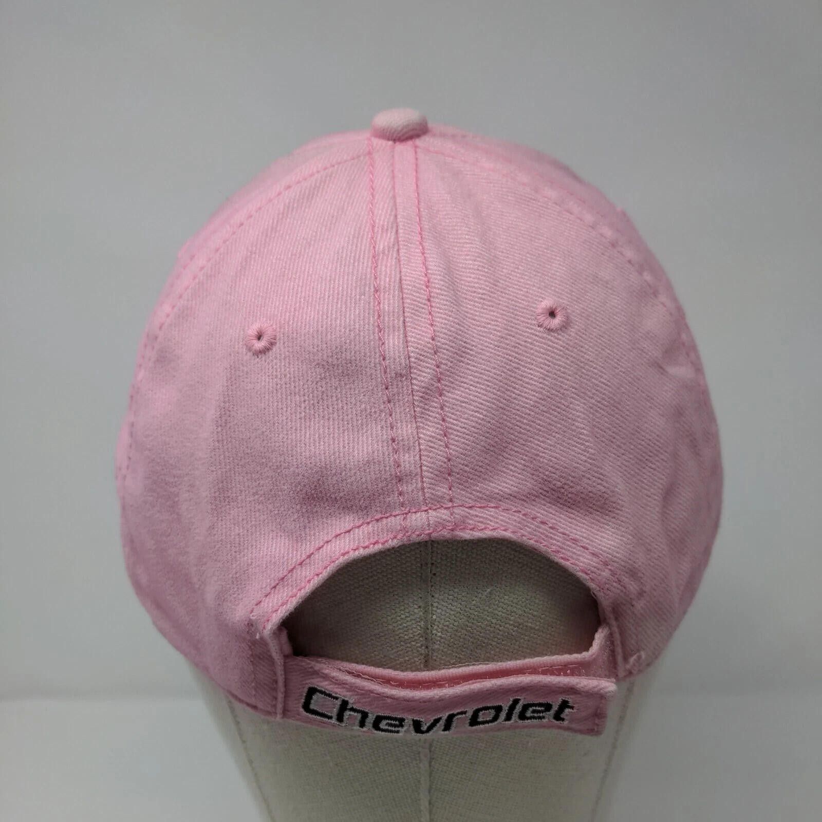 Chevrolet 2000s Chevrolet Logo Pink Strapback Hat Racing GM OSFA Clean Size ONE SIZE - 4 Thumbnail