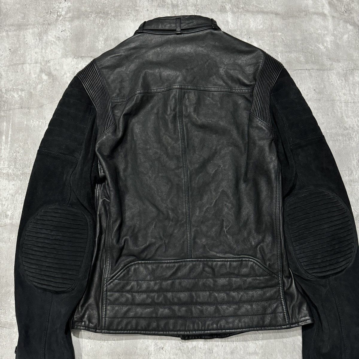 Ralph Lauren Ralph Lauren Black Label Leather Suede Moto Zip Jacket Size US S / EU 44-46 / 1 - 10 Thumbnail