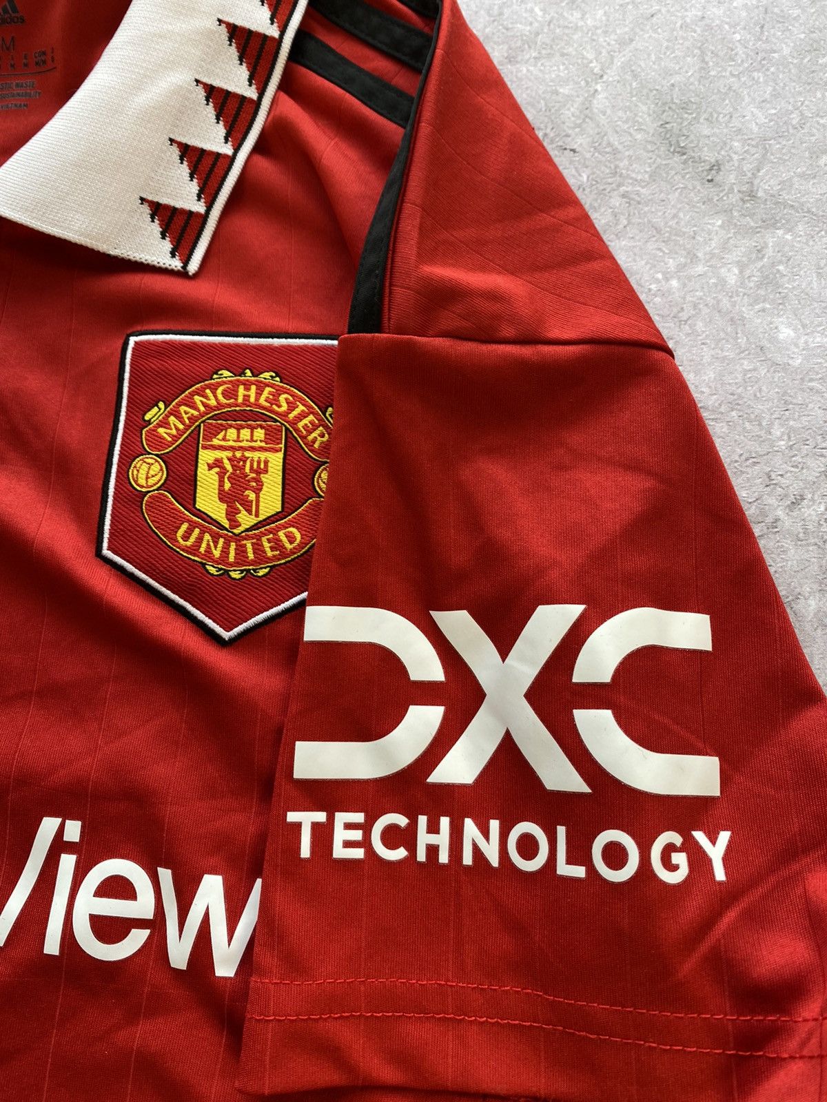 Adidas × Vintage Adidas Manchester United #11 Martial 2022 UEFA Soccer Jersey Size US M / EU 48-50 / 2 - 9 Thumbnail