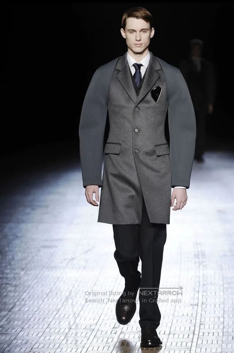 Raf Simons Raf Simons FW2009 mirror coat lapel jacket Size US M / EU 48-50 / 2 - 2 Thumbnail