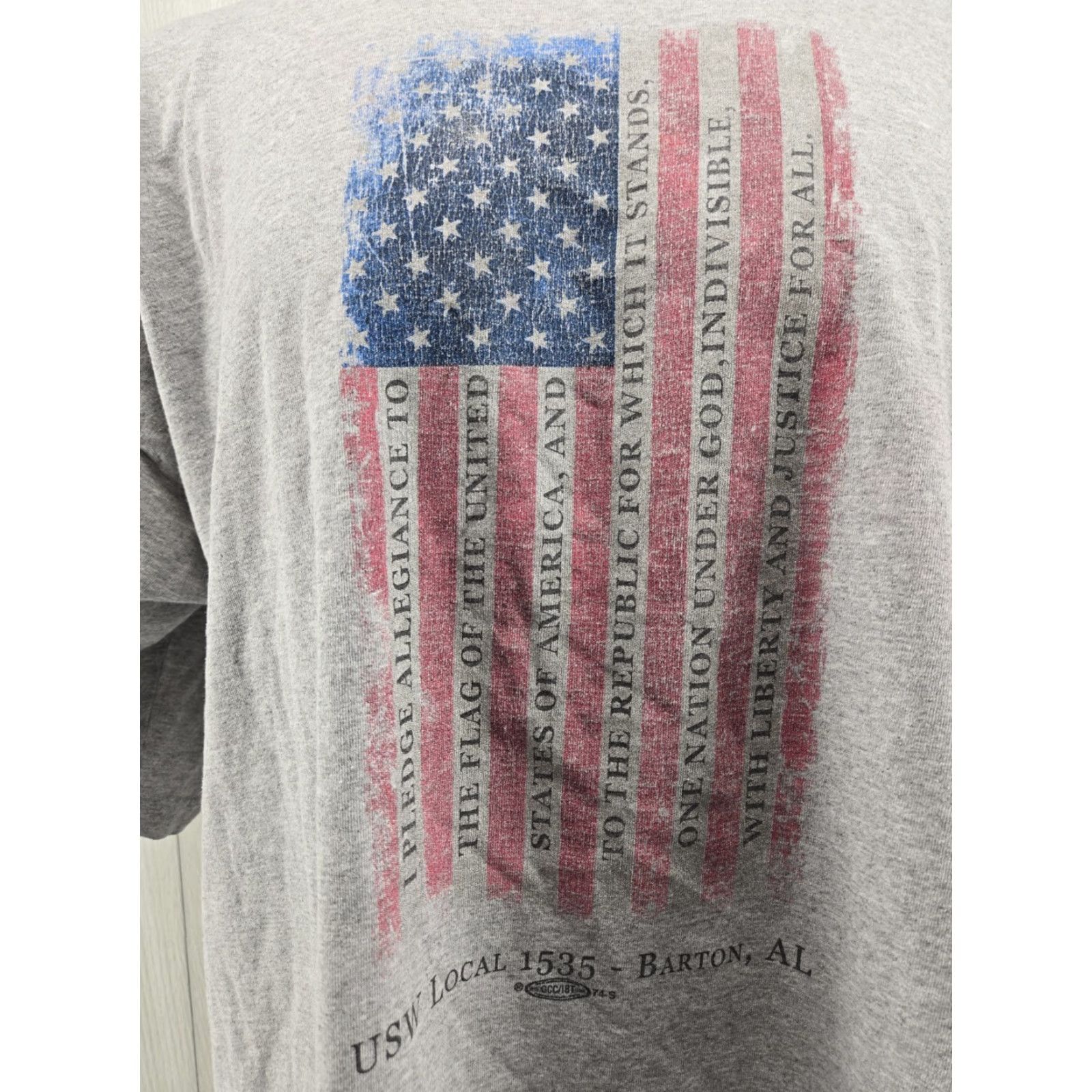 Vintage VINTAGE United Steelworkers USW Local 1535 Barton AL T shirt 3XL Union Made Size US XXL / EU 58 / 5 - 3 Thumbnail