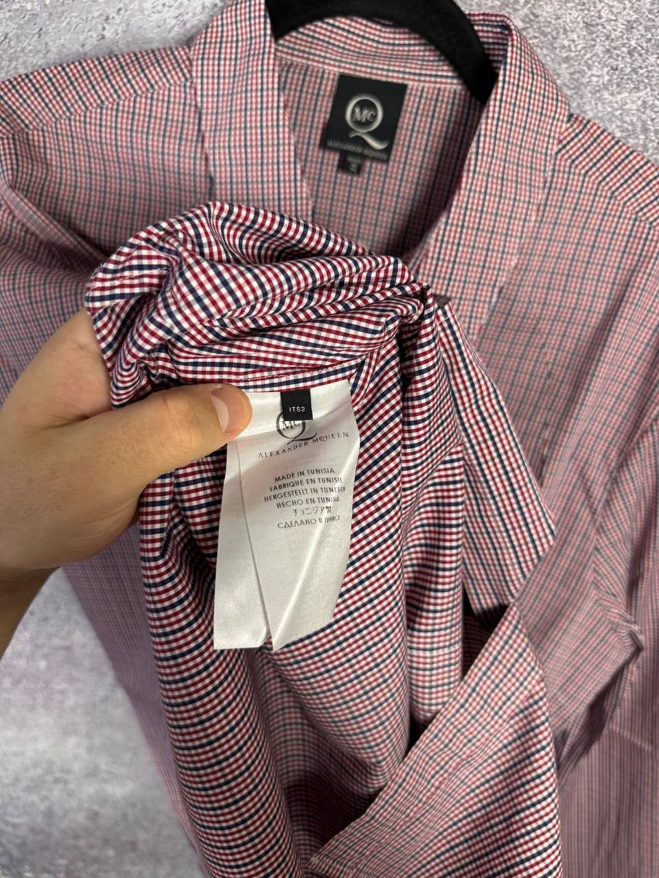 Alexander McQueen × MCQ × McQ Alexander McQueen Vintage 2008 MCQ Alexander McQueen Check Shirt Oldmoney Size US L / EU 52-54 / 3 - 13 Thumbnail