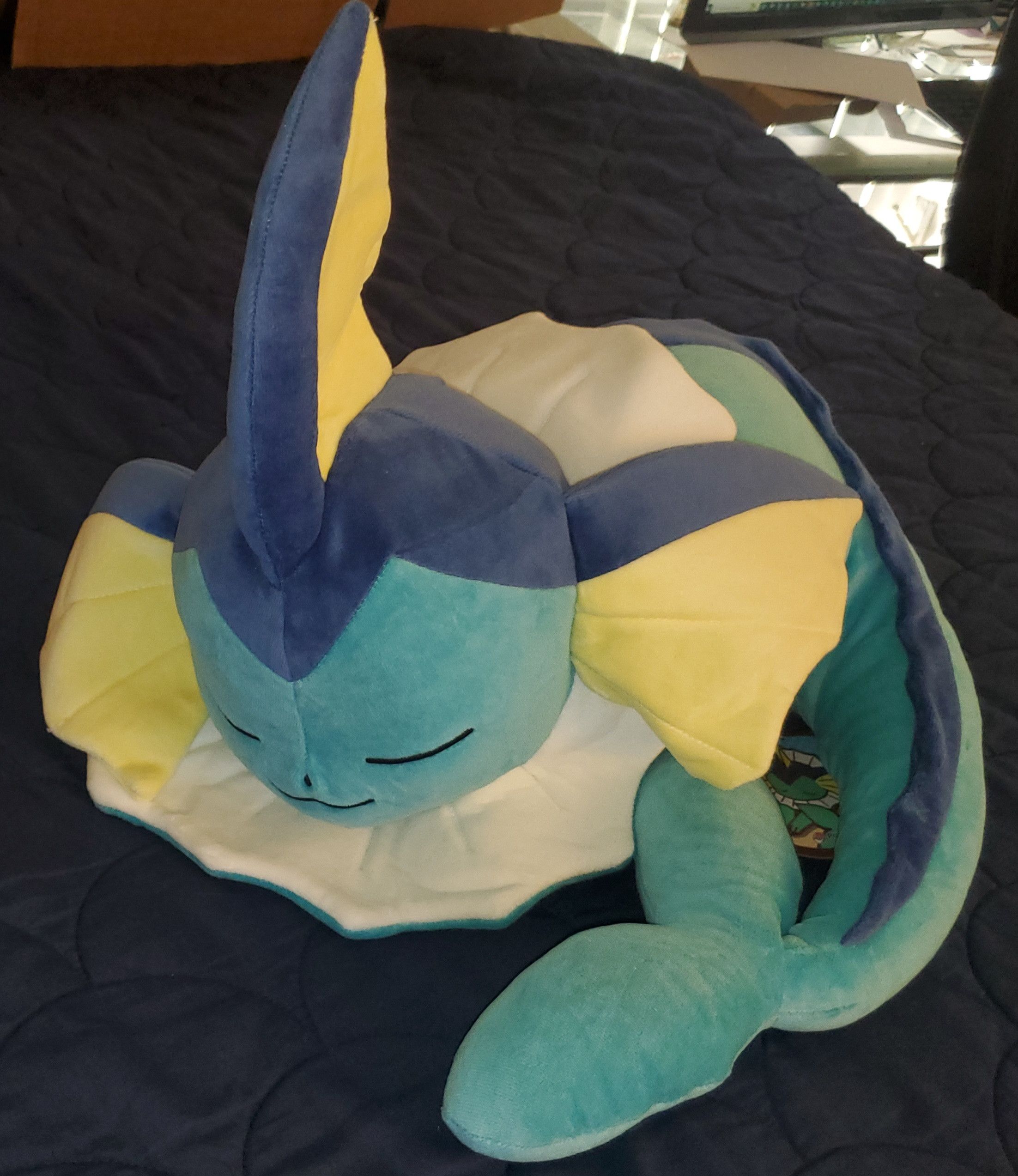 Pokemon Pokemon Center Vaporeon Sleeper Plush Eeveelution Authentic Size ONE SIZE - 4 Thumbnail