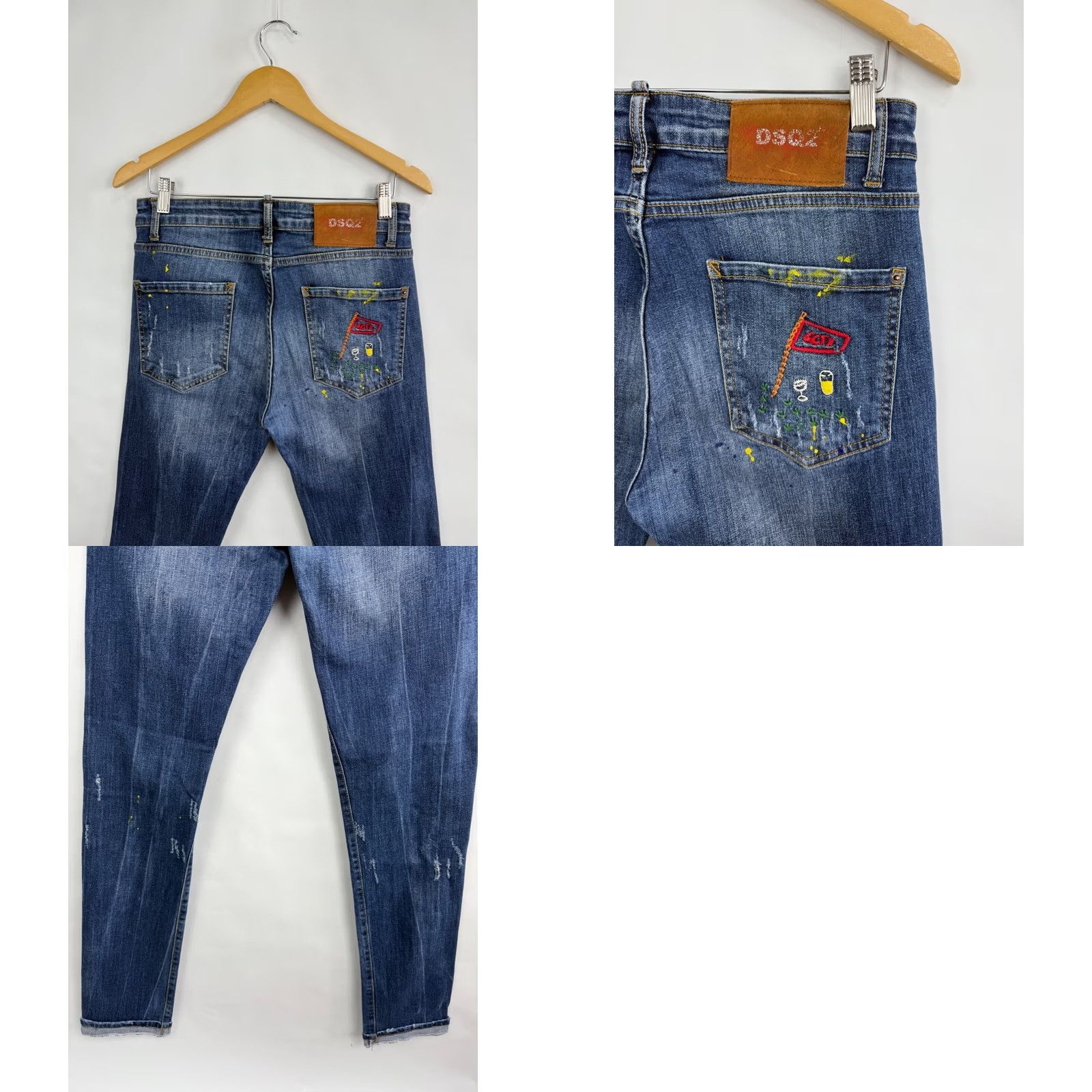 Dsquared2 Dsquared2 Jeans Made In Italy Rare Retro Hype Y2K Size 42 Blue Mens Jeans Size US 42 / EU 58 - 9 Thumbnail