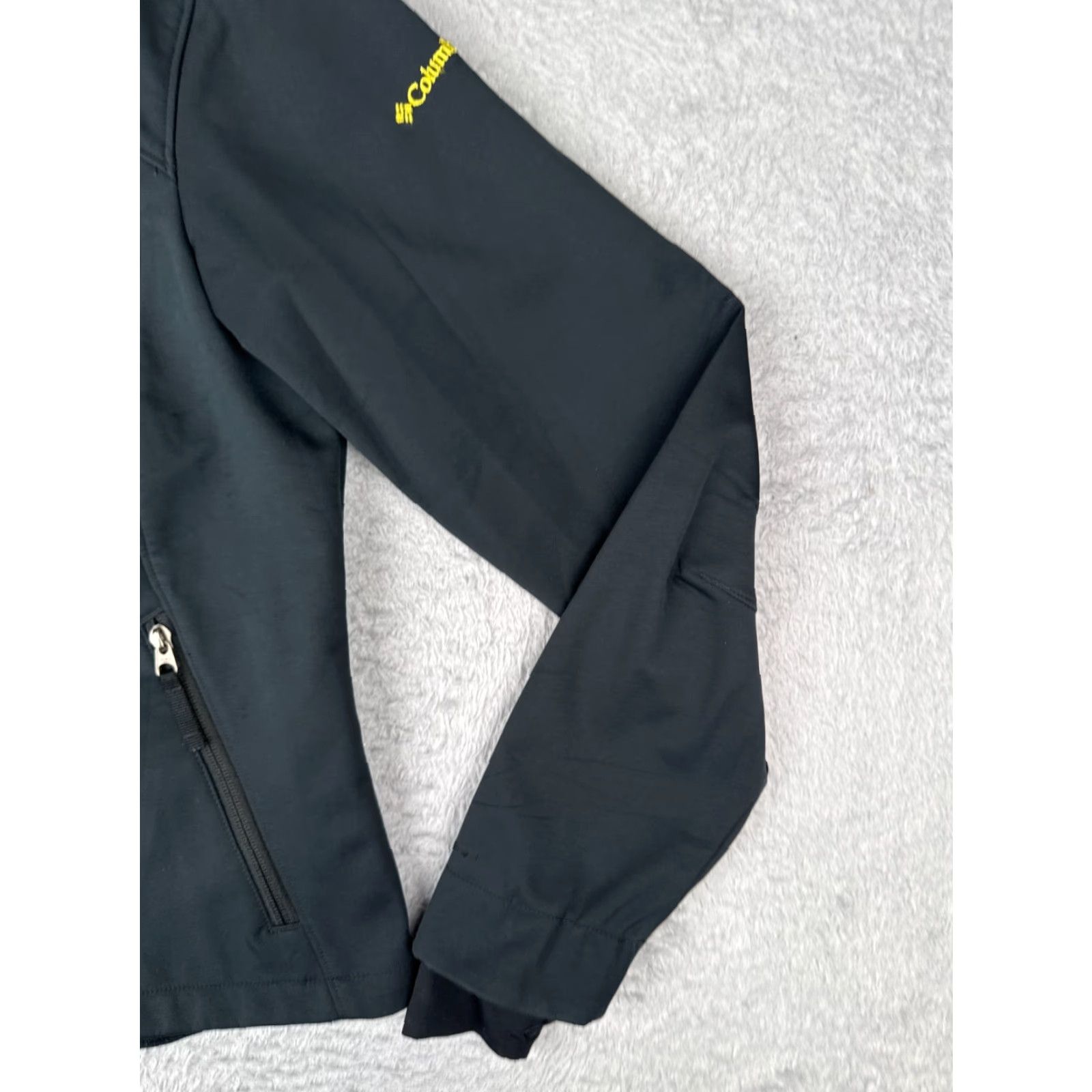 Vintage Columbia Jacket Womens Medium Black Full Zip Omni-Heat Oregon Ducks UD Polyester Size M / US 6-8 / IT 42-44 - 5 Thumbnail