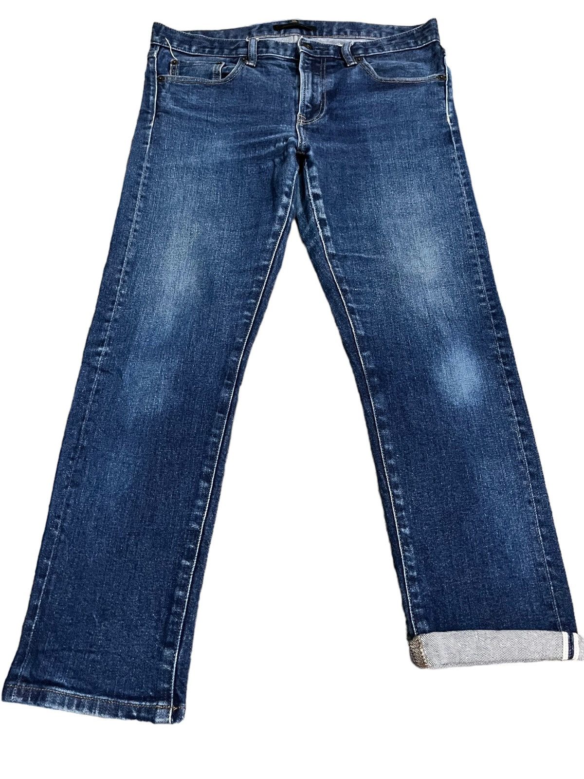 Jun Takahashi × Salvage × Uniqlo Vintage Japanese Brand Uniqlo Salvage Style Jeans Size US 34 / EU 50 - 1 Thumbnail