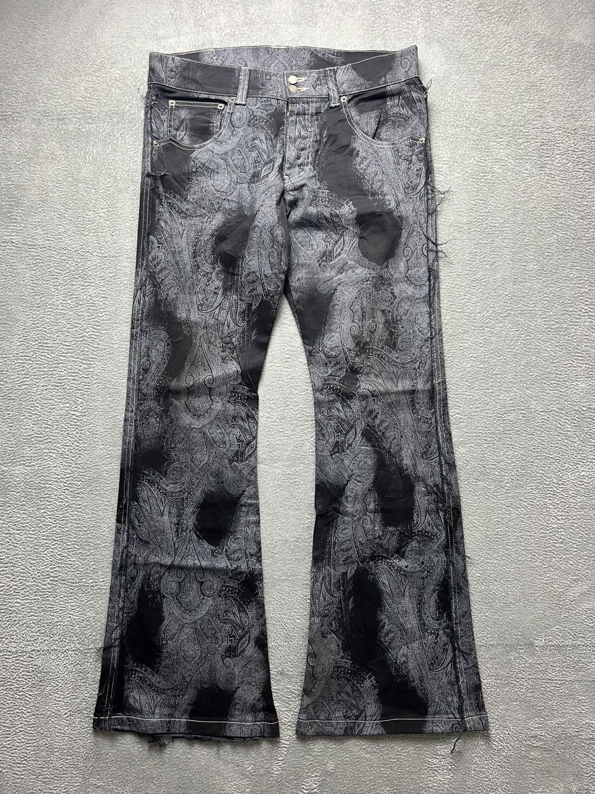 Tornado Mart Tornado mart - Paisley flared pants Size US 33 - 1 Thumbnail