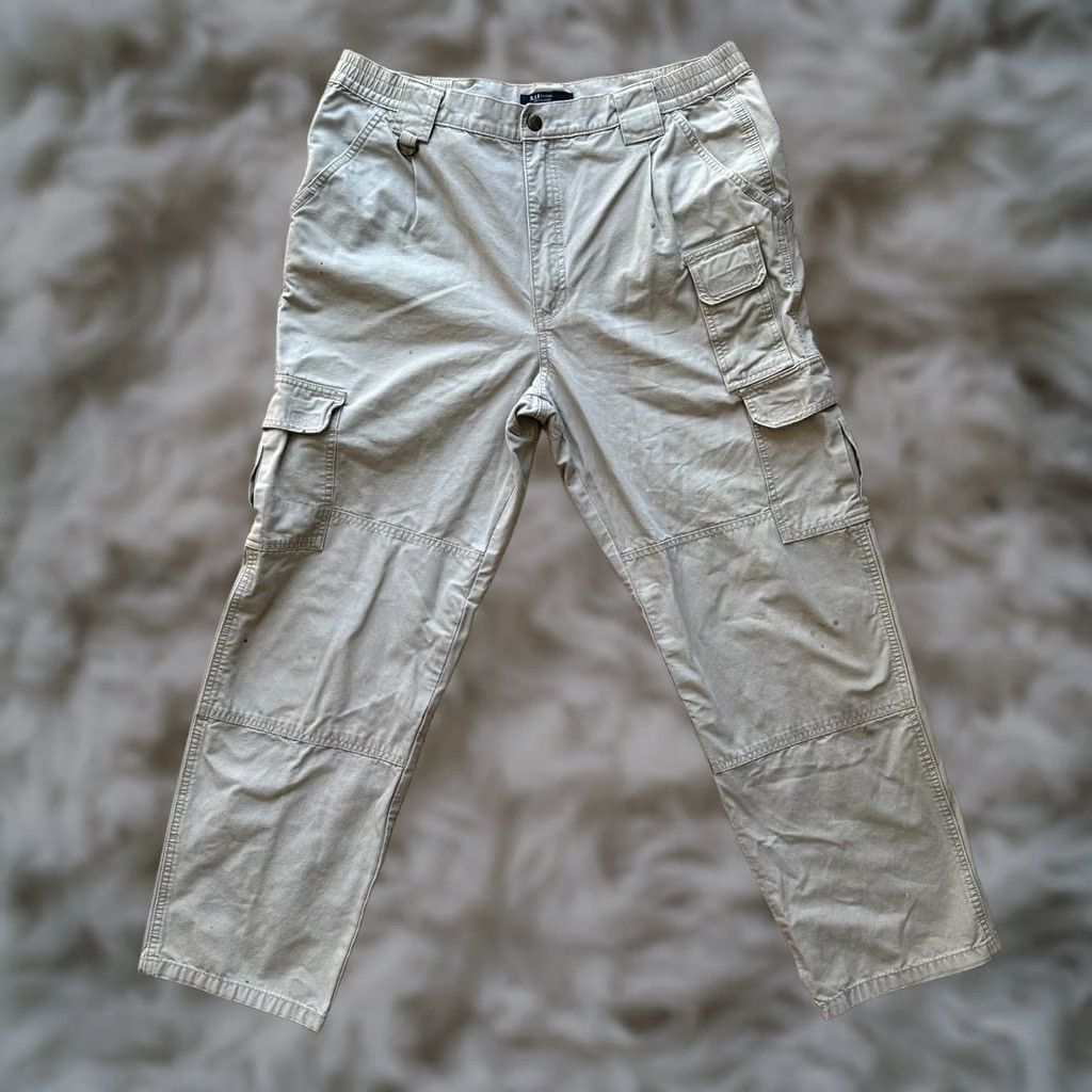 Vintage 5.11 Tactical Cargo Pants Mens 36x30 Mid Rise Ripstop Tan Distressed Military Size US 36 / EU 52 - 1 Thumbnail