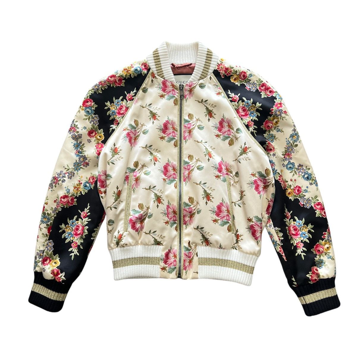 Gucci GUCCI 2017 Alessandro Michele GUCCIFICATION Silk Bomber Size XS / US 0-2 / IT 36-38 - 1 Thumbnail