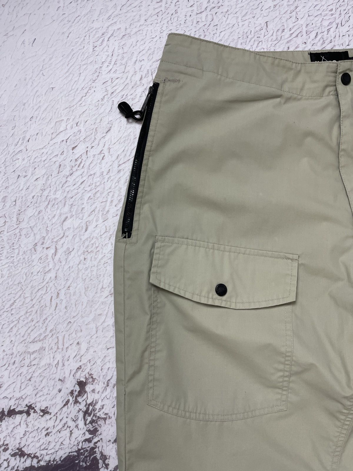 Kangol Kangol vintage utility beige cargo buckle back pants size L Size US 34 / EU 50 - 8 Thumbnail