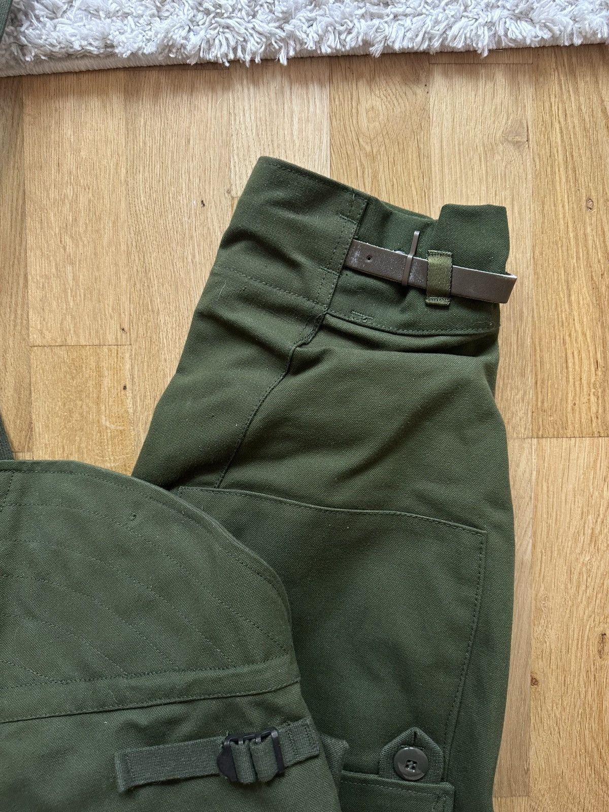 Vintage Swedish Army Motorcycle Pants 1974 Size US 34 / EU 50 - 6 Thumbnail