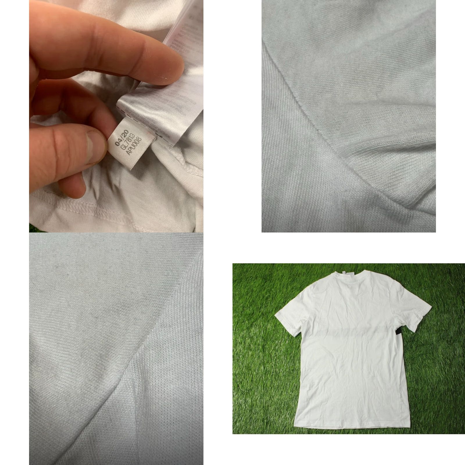 Adidas ADIDAS ZX ORIGINAL T-Shirt SHIRT Men 2020 Casual Short Sleeve 100% Cotton White Black Size S Classic Logo Jersey Length 68 cm Pit to Pit 48 cm Summer Size US S / EU 44-46 / 1 - 8 Thumbnail