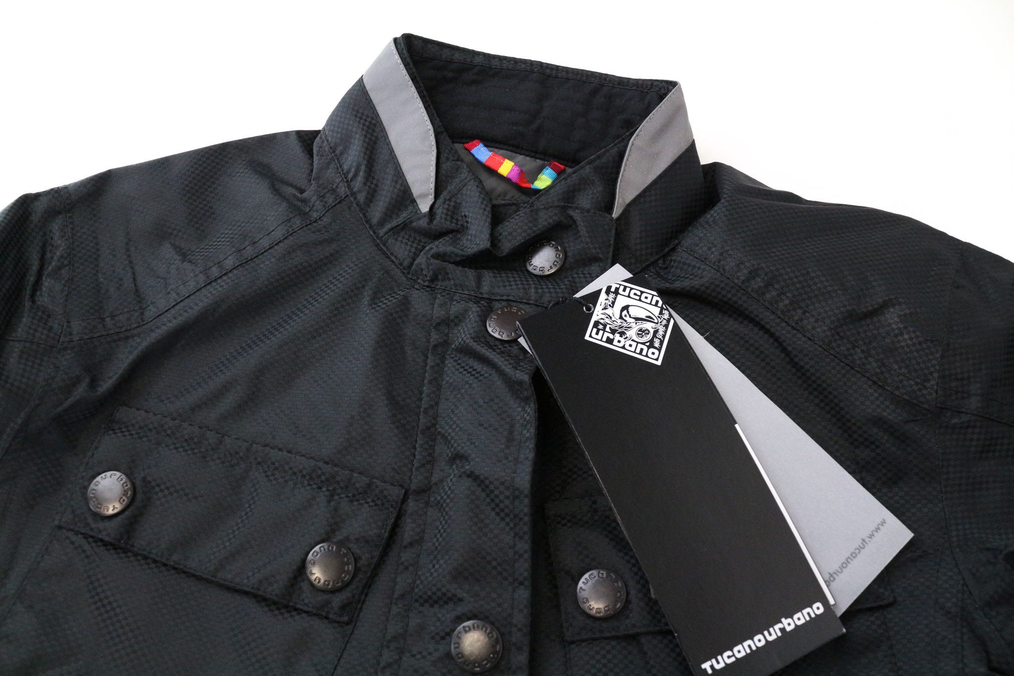 Other TINA IT38 Black Windproof Moto Jacket 75726 Size M / US 6-8 / IT 42-44 - 3 Thumbnail