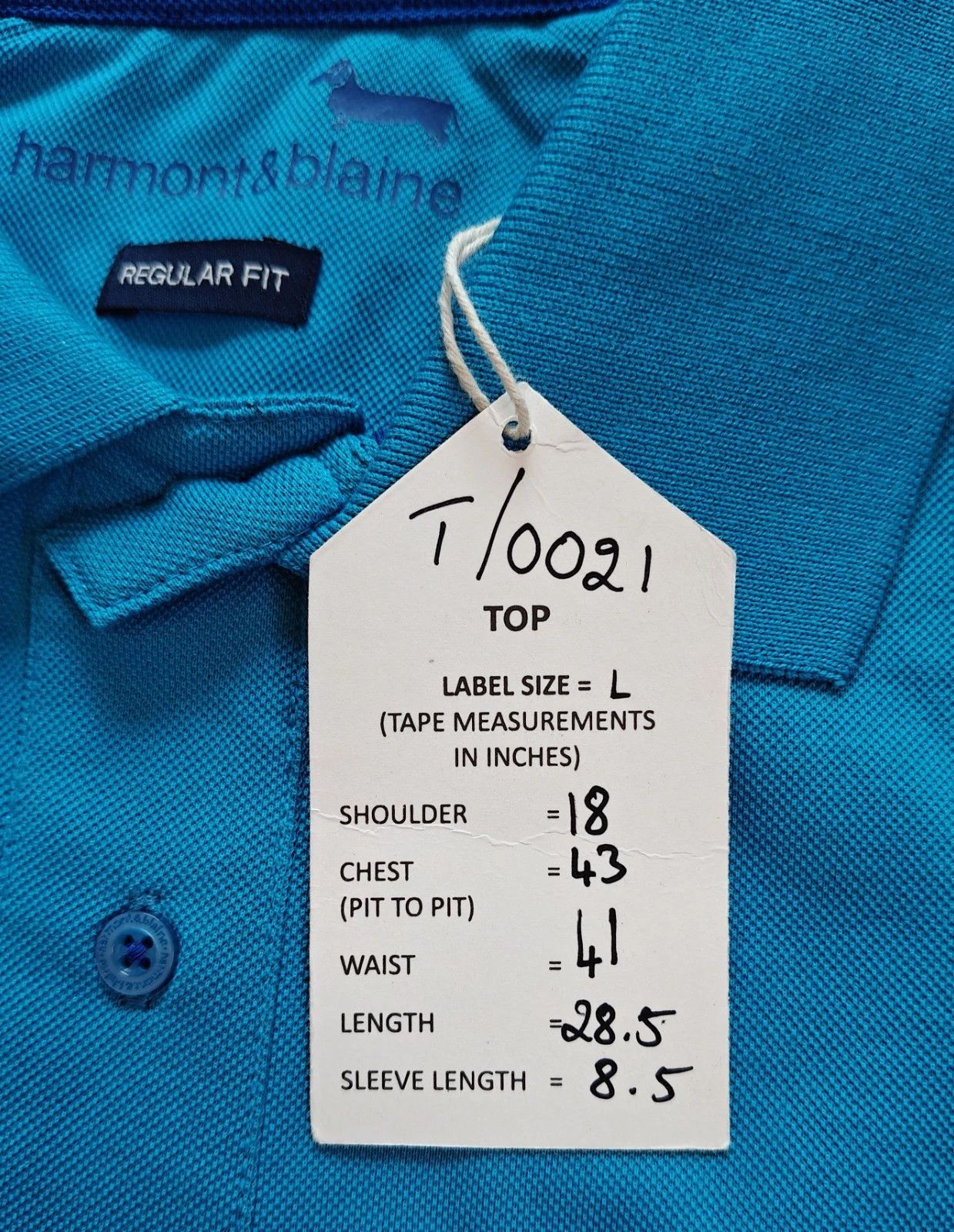 Harmont & Blaine Harmont & Blaine Shortsleeves Polo Shirt ASM / 0021 Size US L / EU 52-54 / 3 - 6 Thumbnail