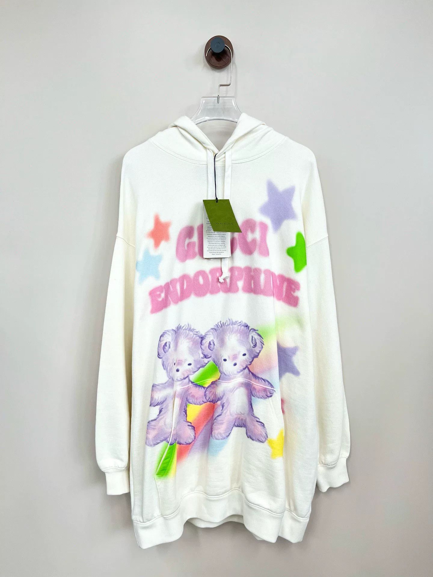 Gucci Gucci Rainbow Bear Hoodie Sweatshirt Size S / US 4 / IT 40 - 1 Thumbnail