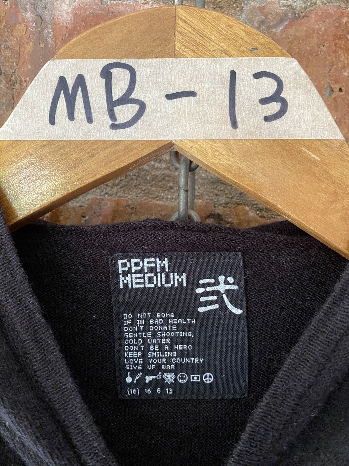 PPFM 2000s PPFM Vkei superblack long hoodie Size US M / EU 48-50 / 2 - 8 Thumbnail