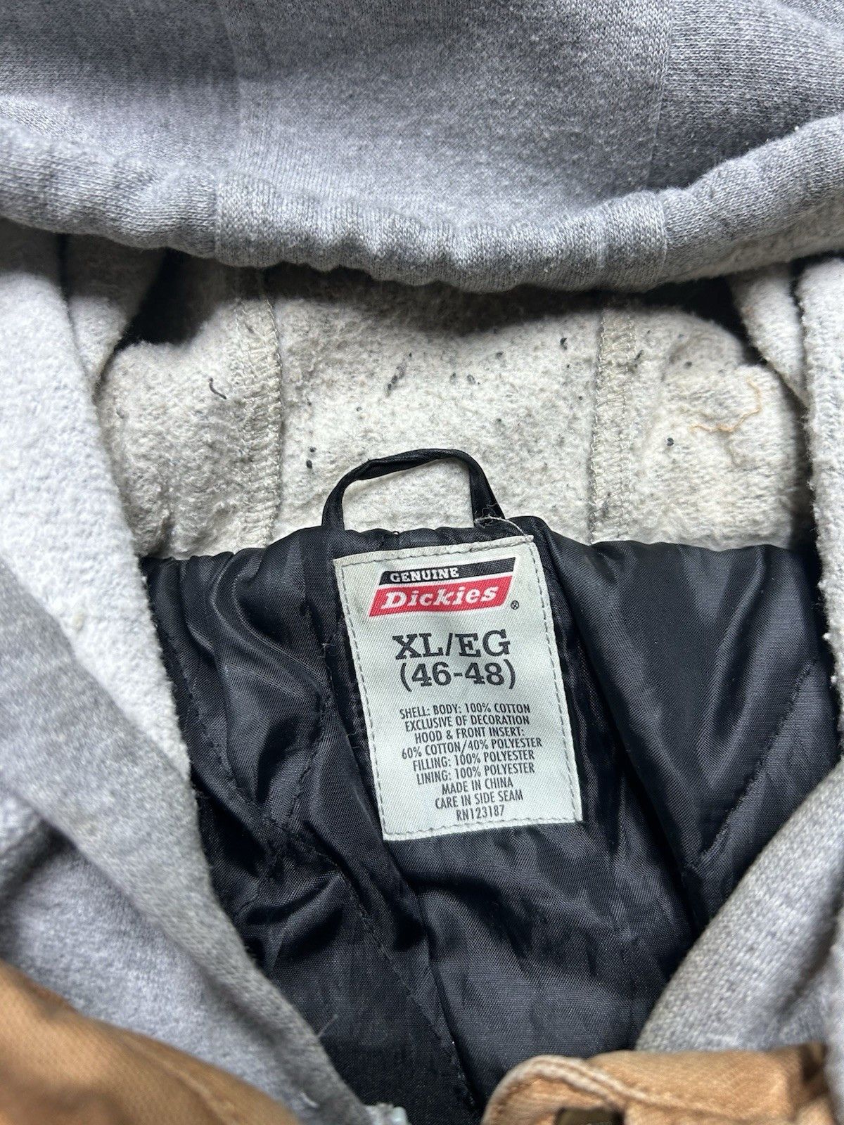 Vintage Vtg dickies hooded canvas work jacket hoodie carhartt XL Size US XL / EU 56 / 4 - 7 Thumbnail